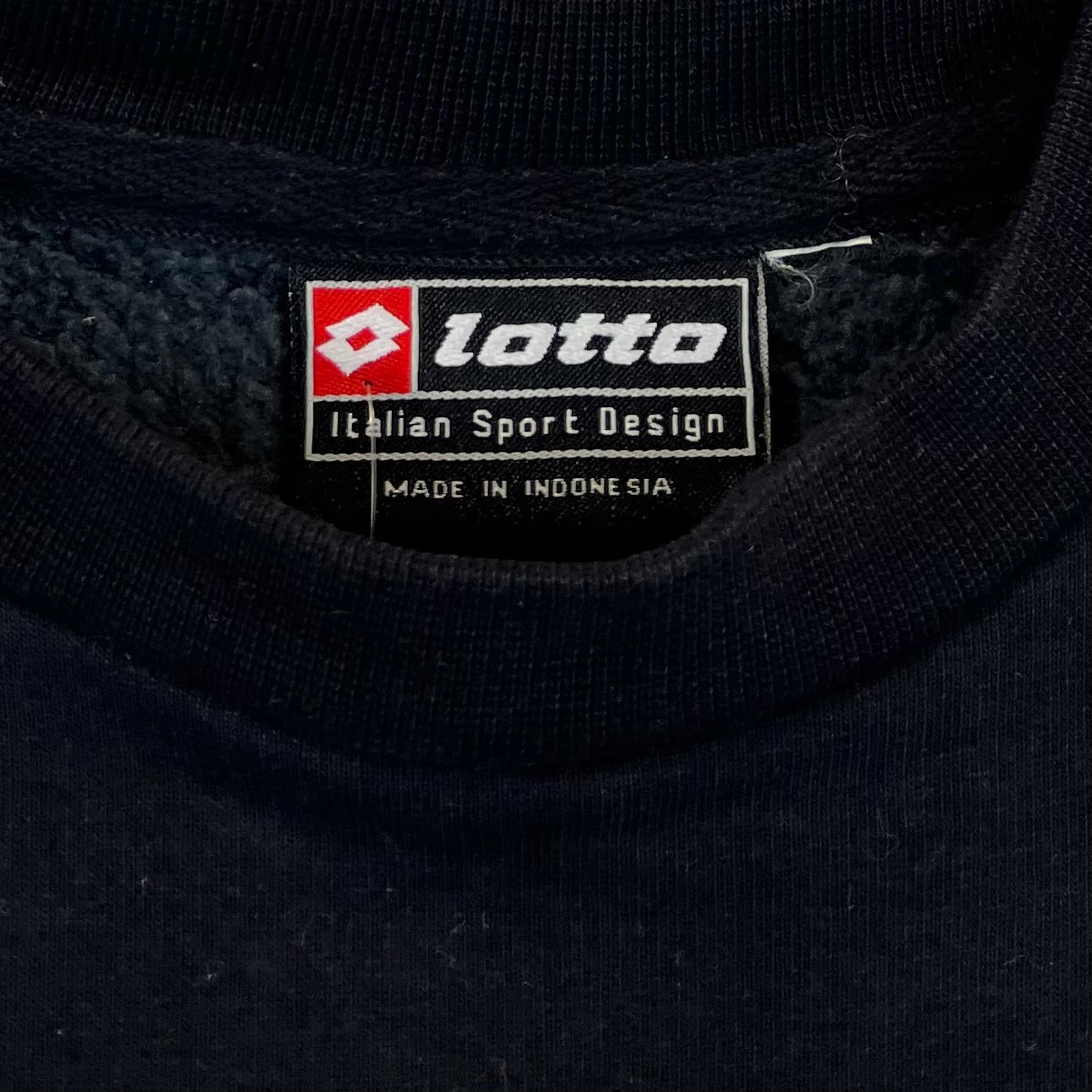 Lotto Crewneck Sweater bestickt Schwarz L - Vinverse