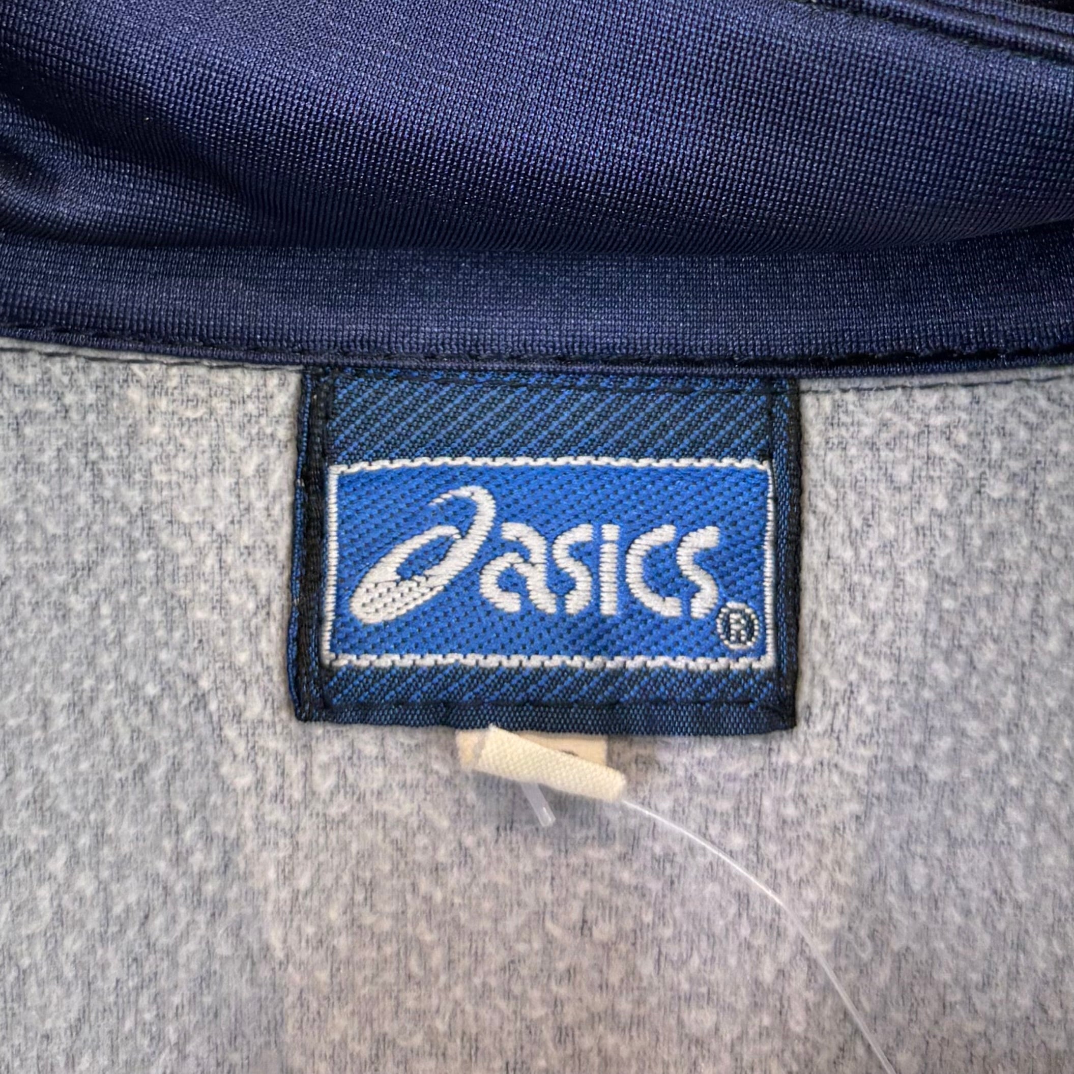 Asics 90s Vintage Trainingsjacke Marineblau S - Vinverse