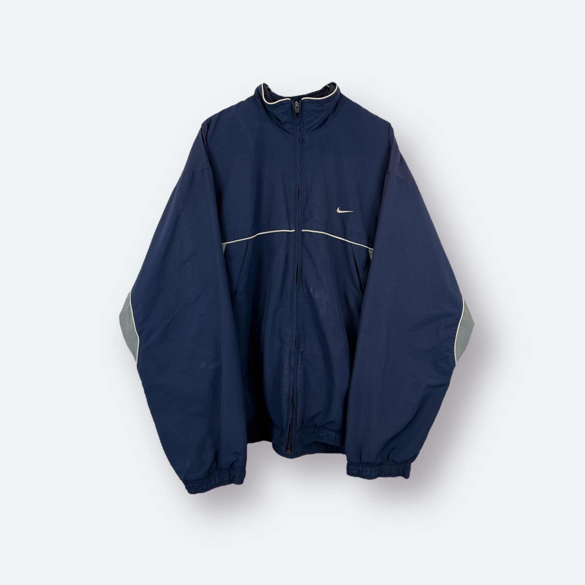 Nike 2000s Y2K Trainingsjacke Blau L - Vinverse