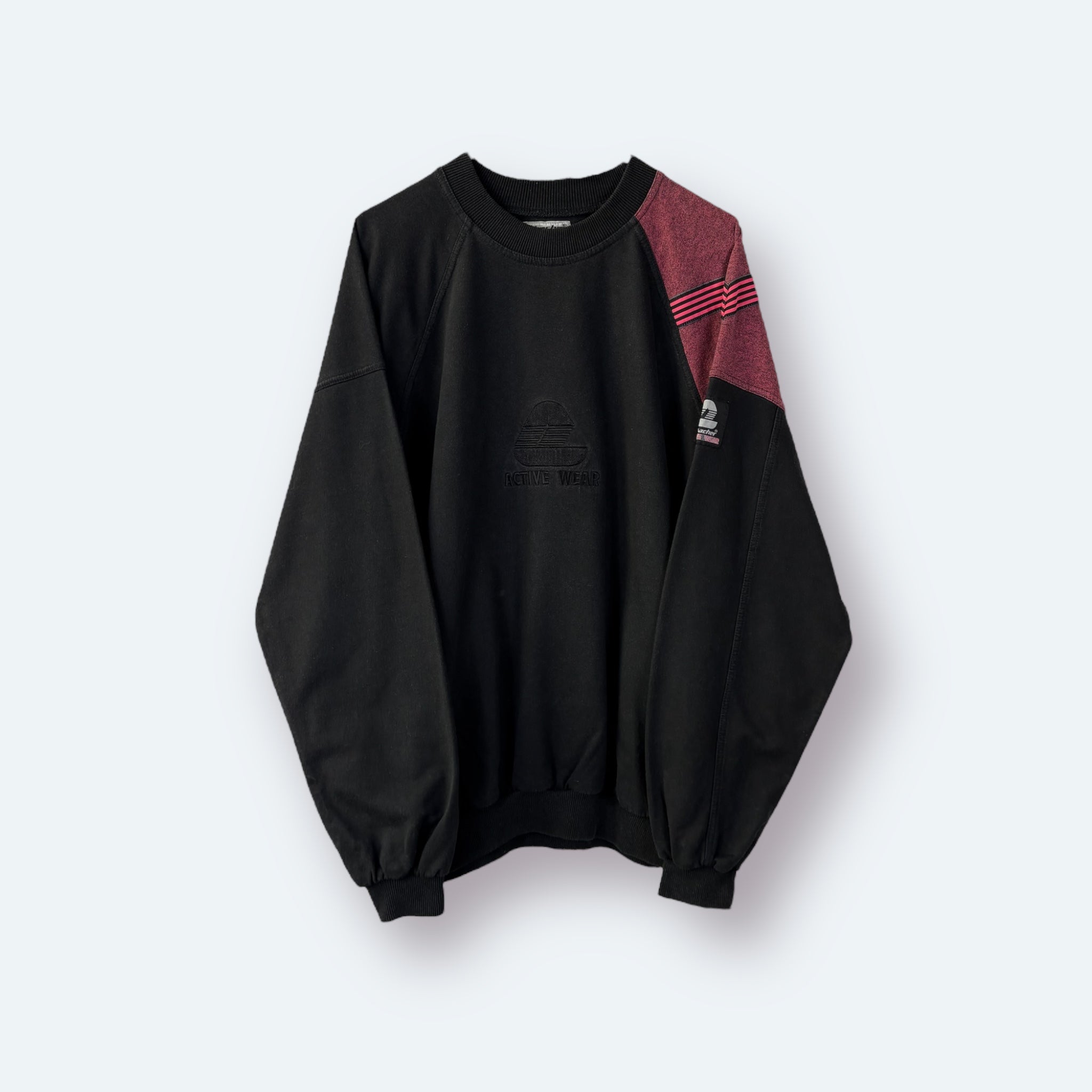 Erbacher Vintage Sweater bestickt Schwarz L - Vinverse