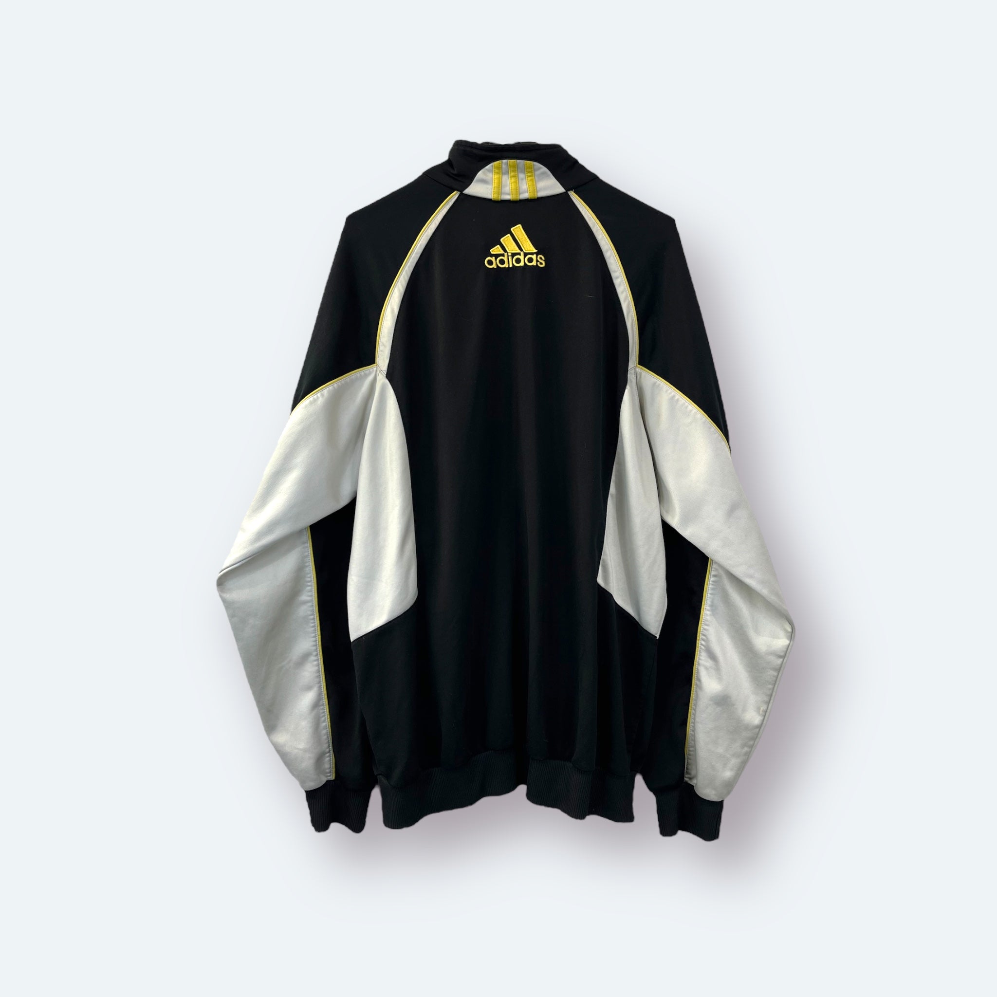 Adidas 2000er Trainingsjacke bestickt Schwarz L - Vinverse
