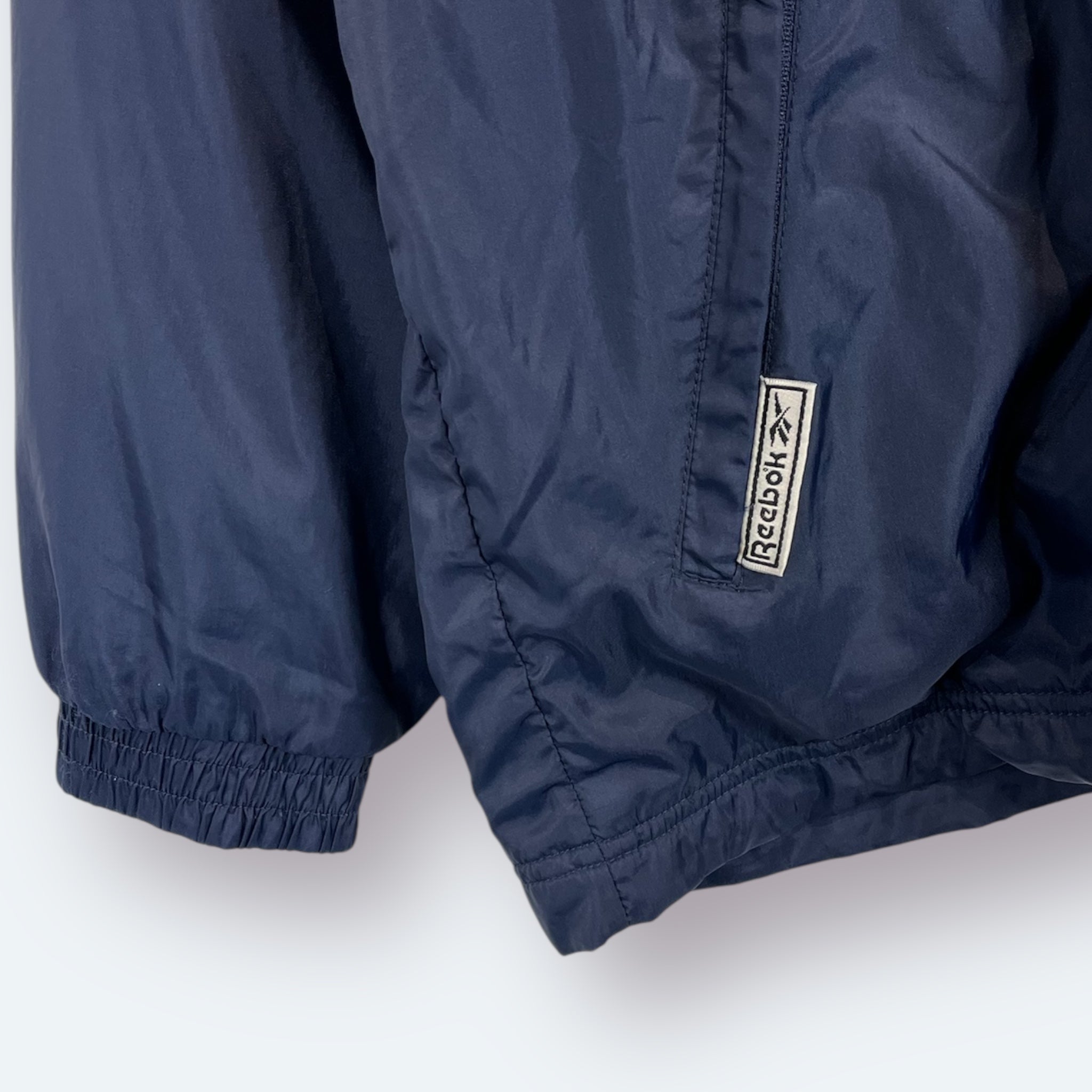 Reebok 2000er Vintage Jacke Marineblau L - Vinverse
