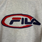 Fila 90s Vintage Sweater Big Logo Grau XL - Vinverse