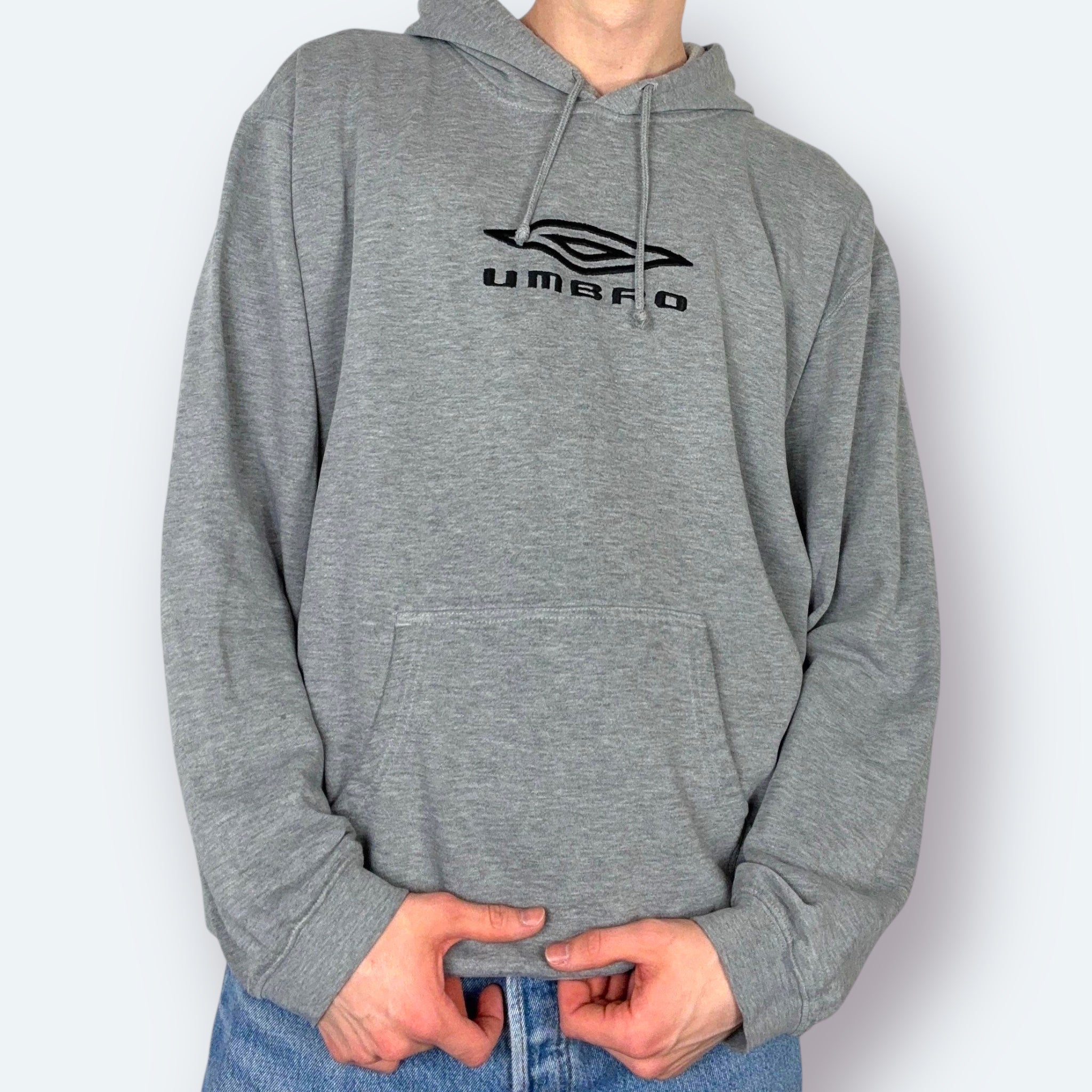 Umbro 90s Vintage Hoodie Grau XL - Vinverse