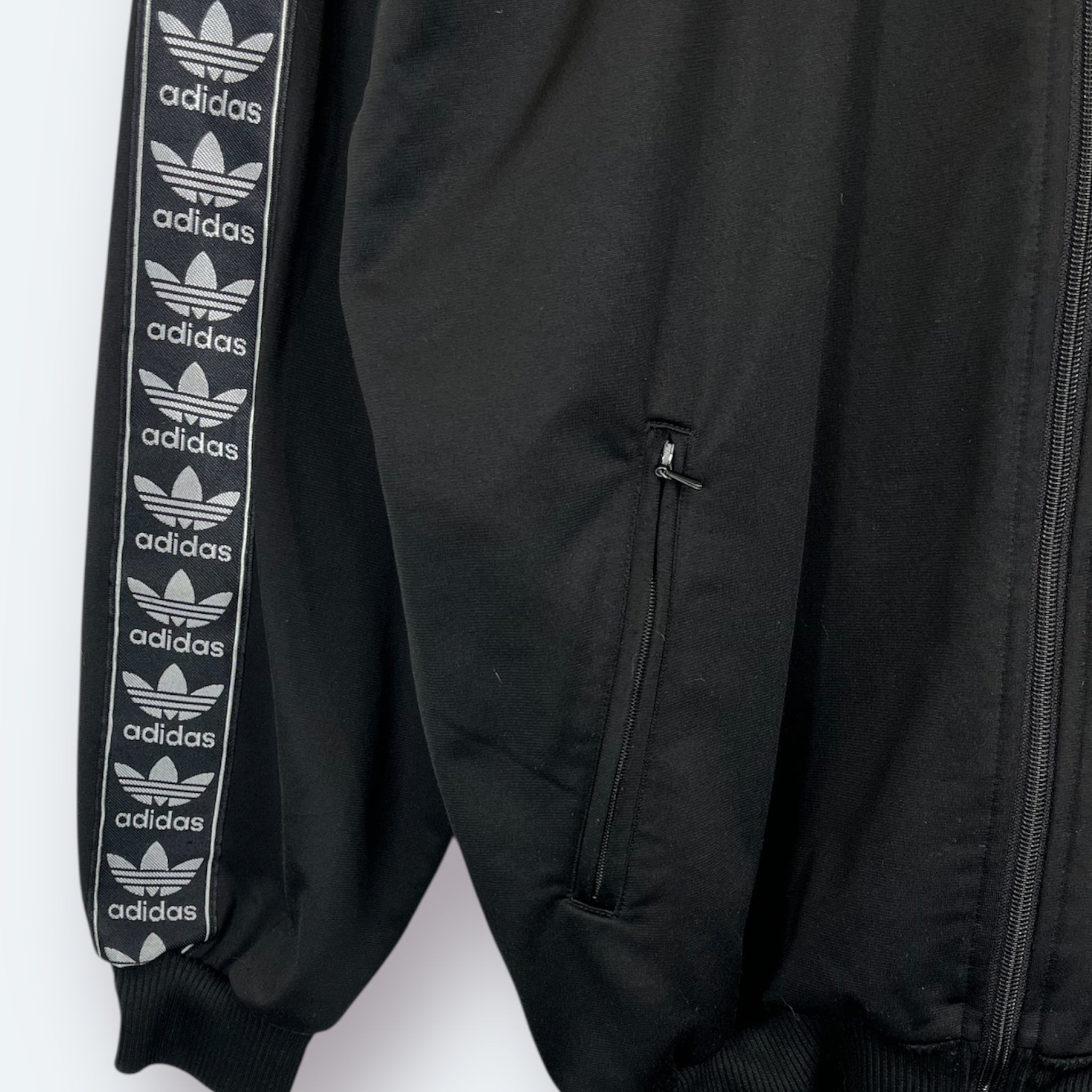 Adidas Vintage Trainingsjacke Schwarz L - Vinverse