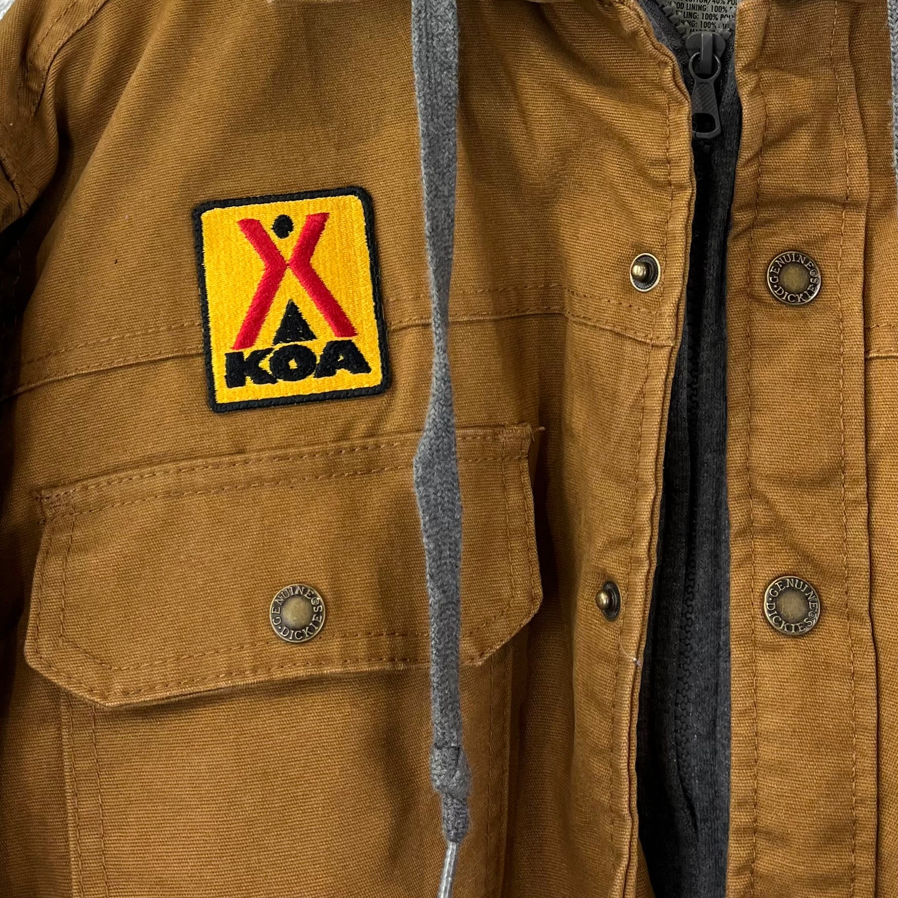 Dickies Workwear Jacke mit Kapuze Braun M - Vinverse