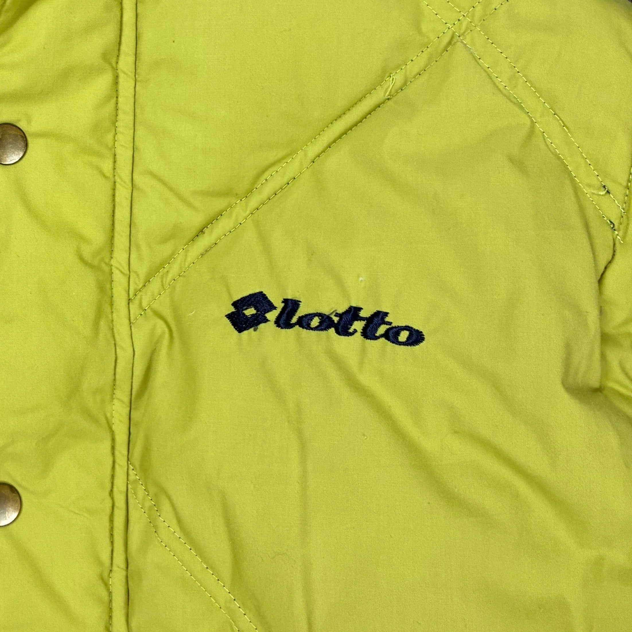Lotto 90s Vintage Daunen Wendejacke Marineblau L - Vinverse