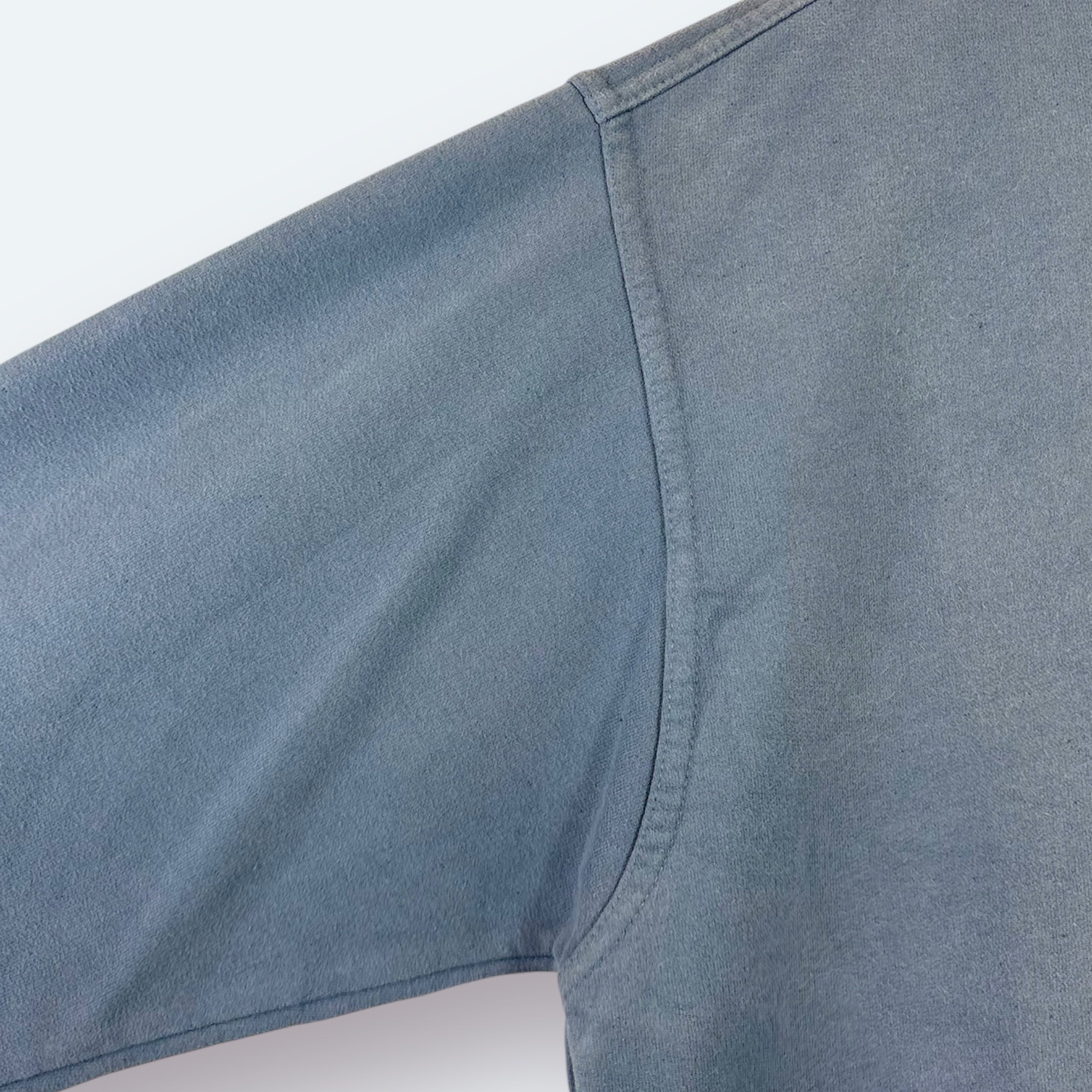 Nike 90s Washed Vintage Sweater Center Swoosh Blau M - Vinverse