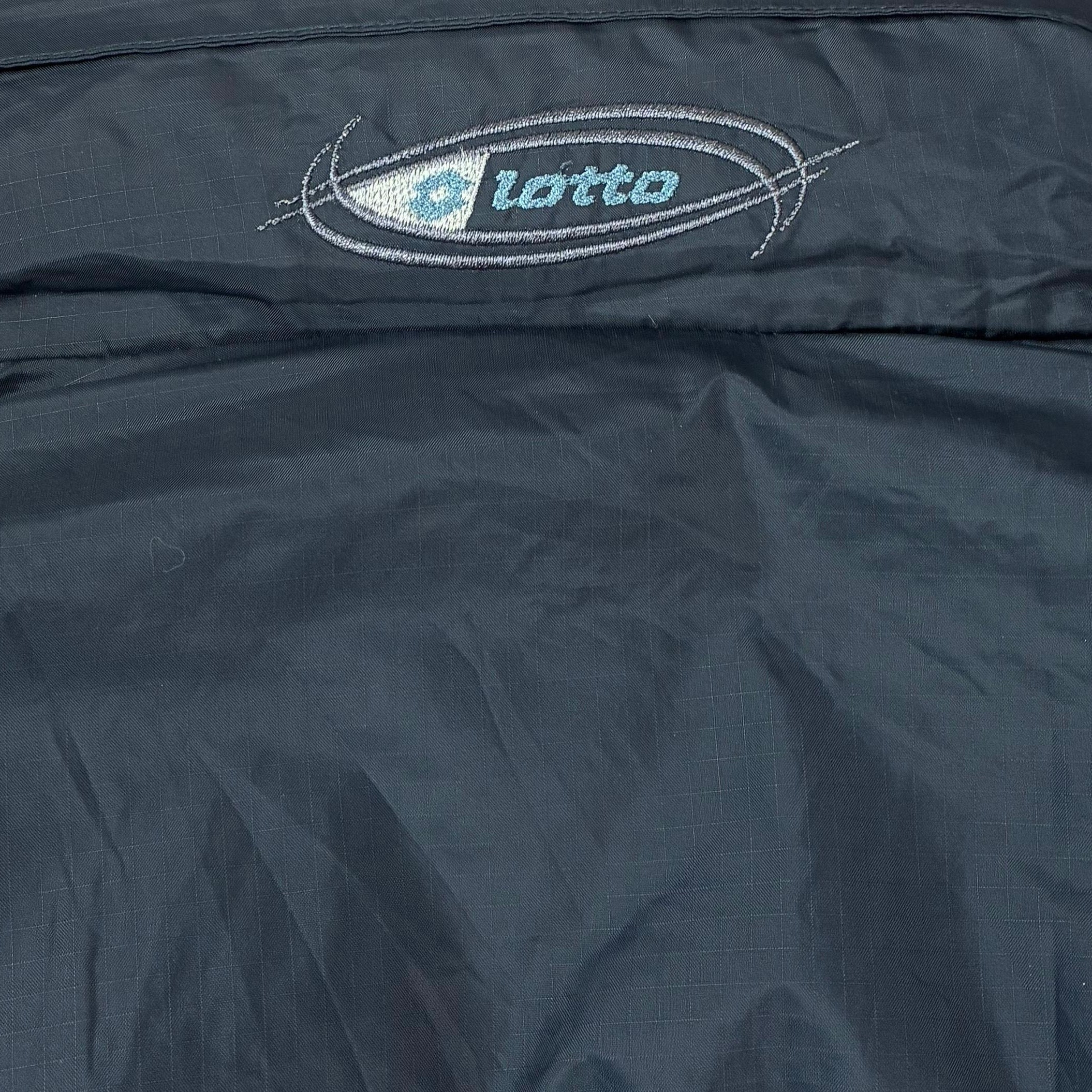 Lotto 2000s Y2K Daunen Puffer Jacke Marineblau XXL - Vinverse