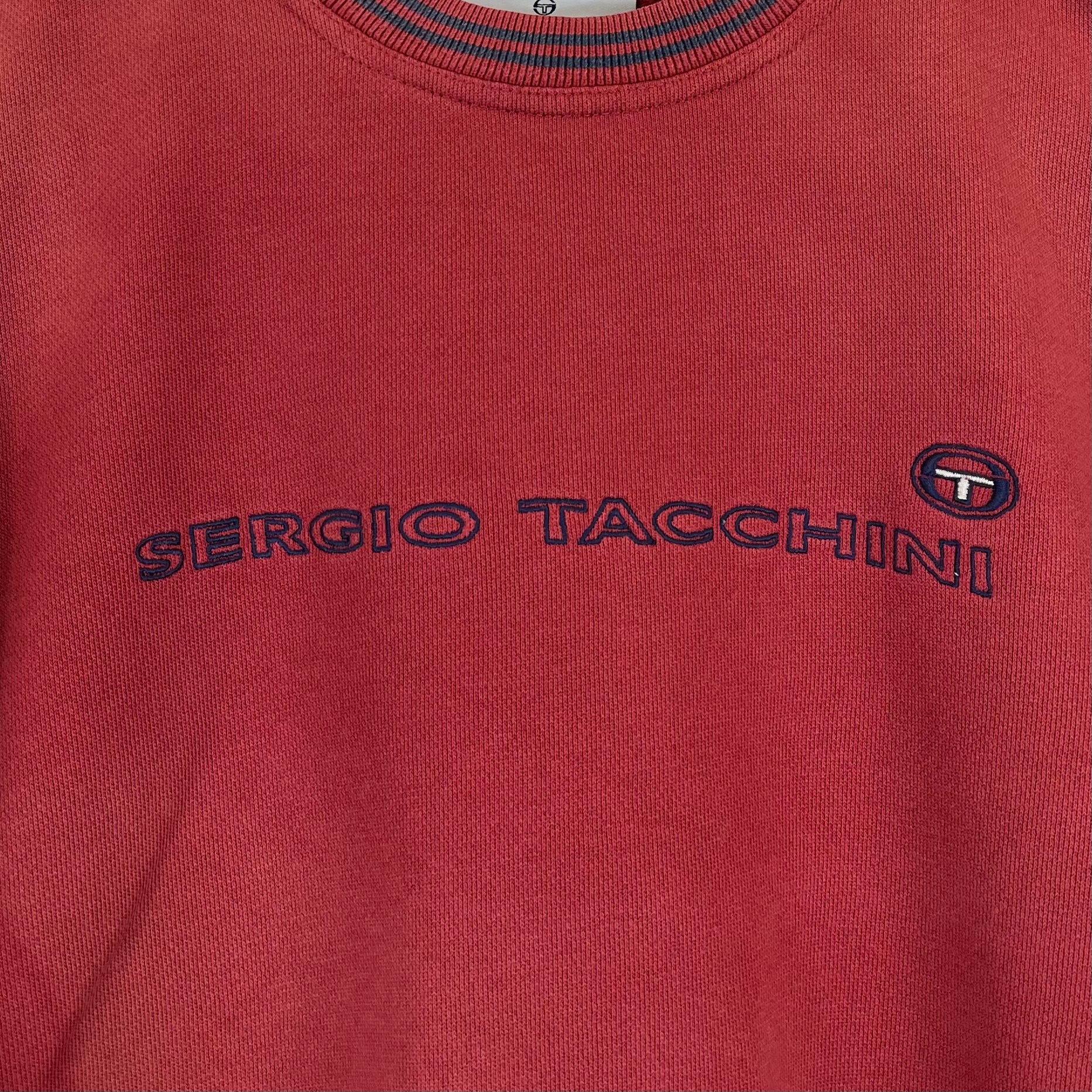 Sergio Tacchini Vintage Sweater Rot XS - Vinverse