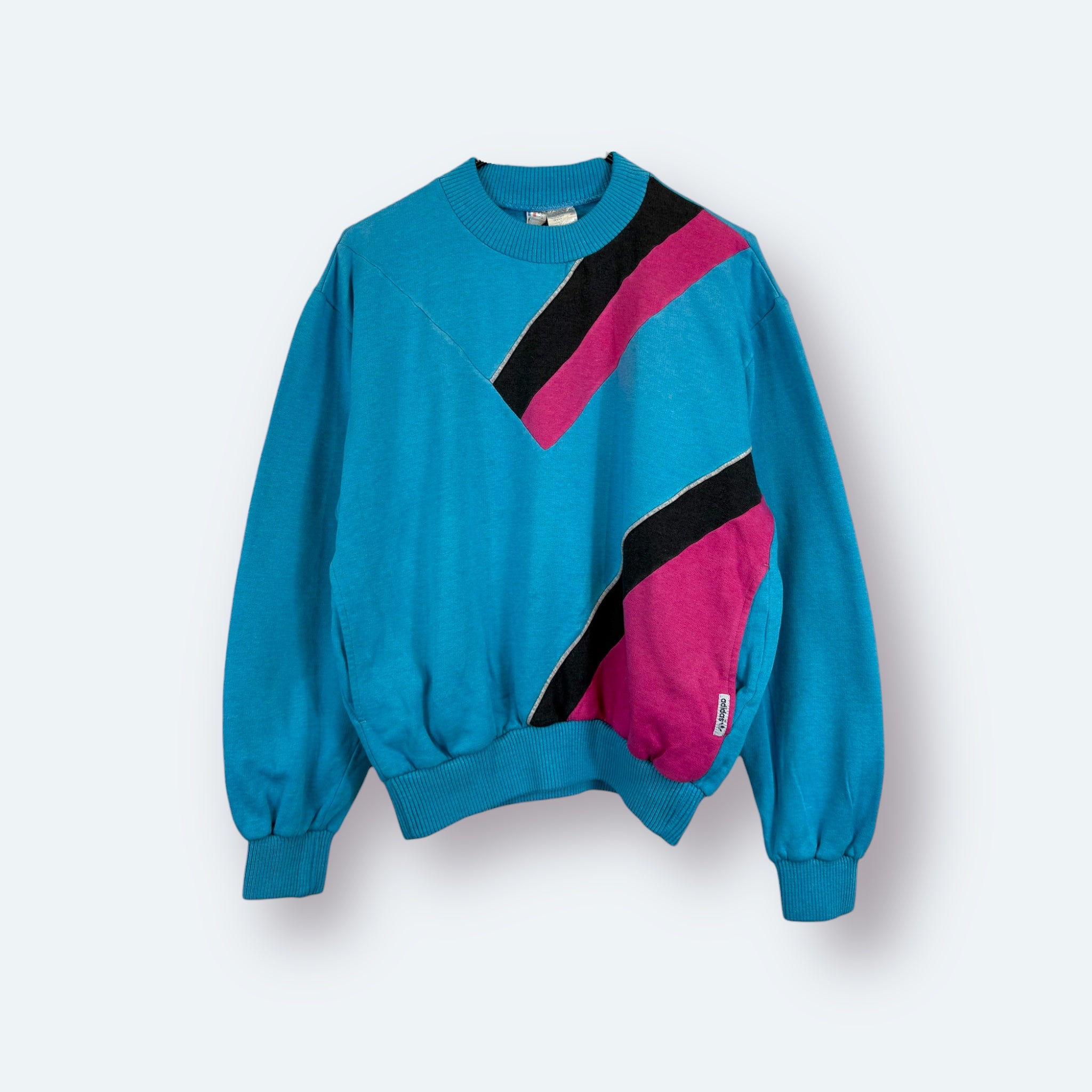 Adidas 80s Vintage Sweater Türkis XS - Vinverse