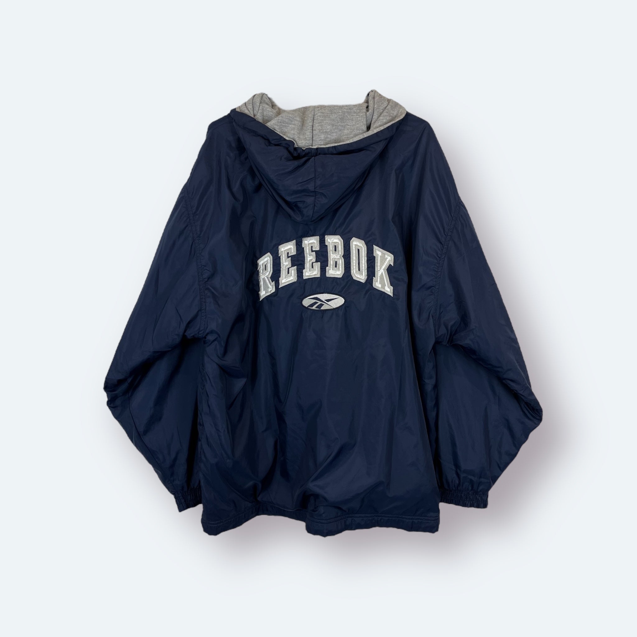 Reebok 2000er Vintage Jacke Marineblau L - Vinverse