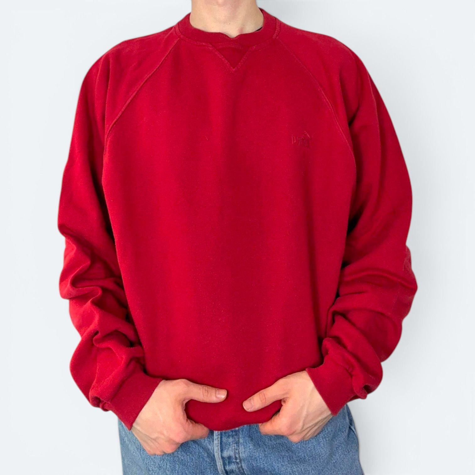 Puma Vintage Sweater rot M - Vinverse