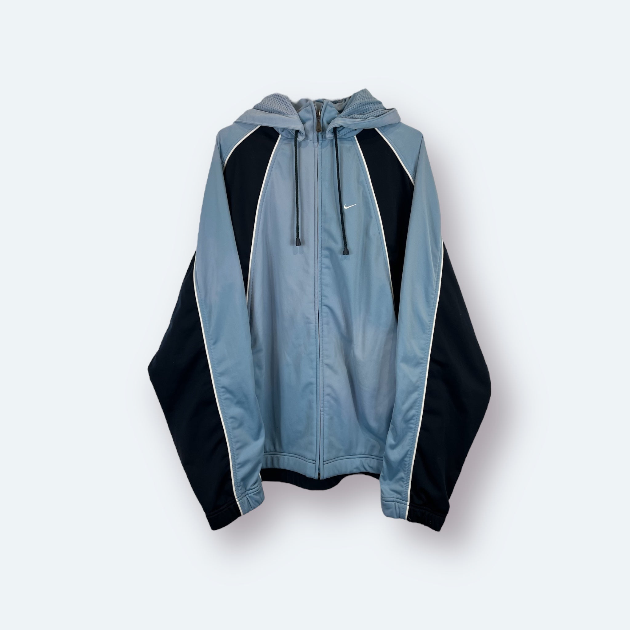 Nike 2000er Trainingsjacke Hellblau XL - Vinverse