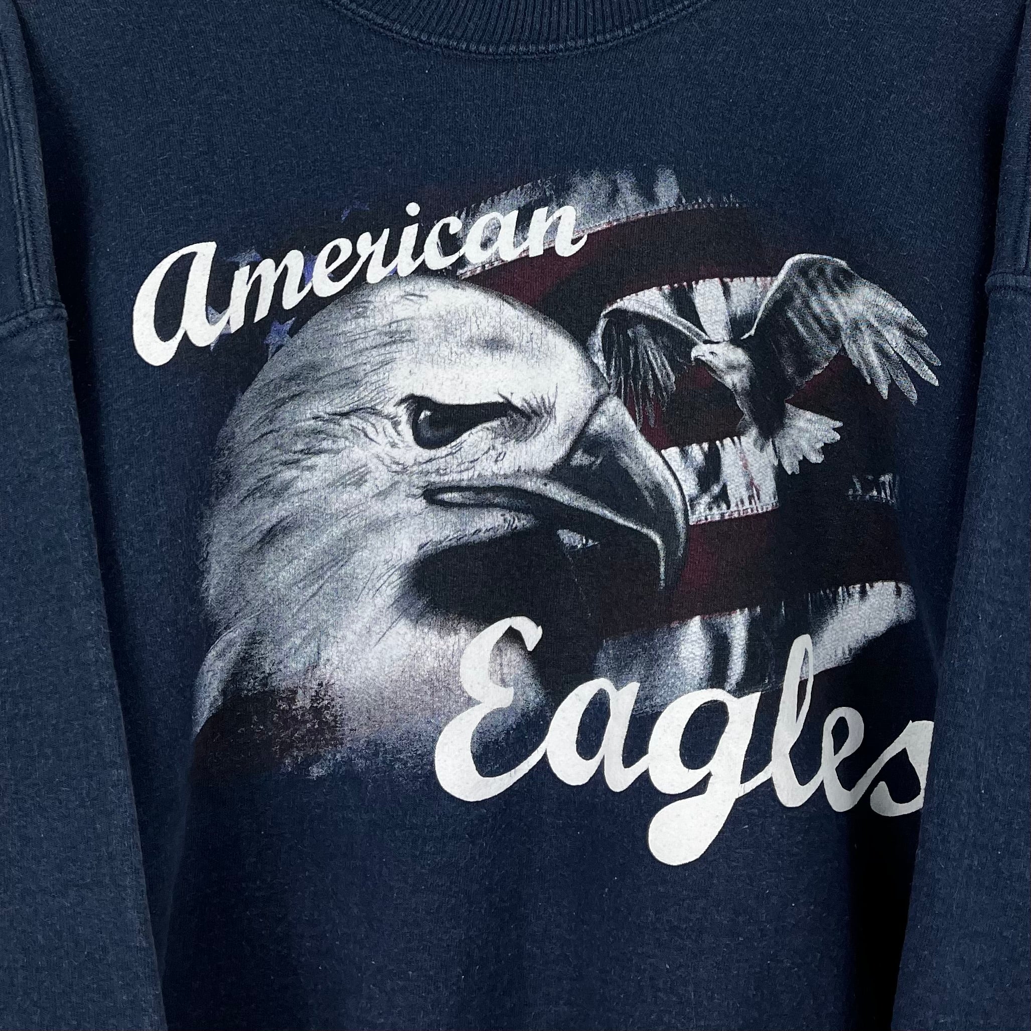 American Eagles Printed Vintage Sweater L - Vinverse