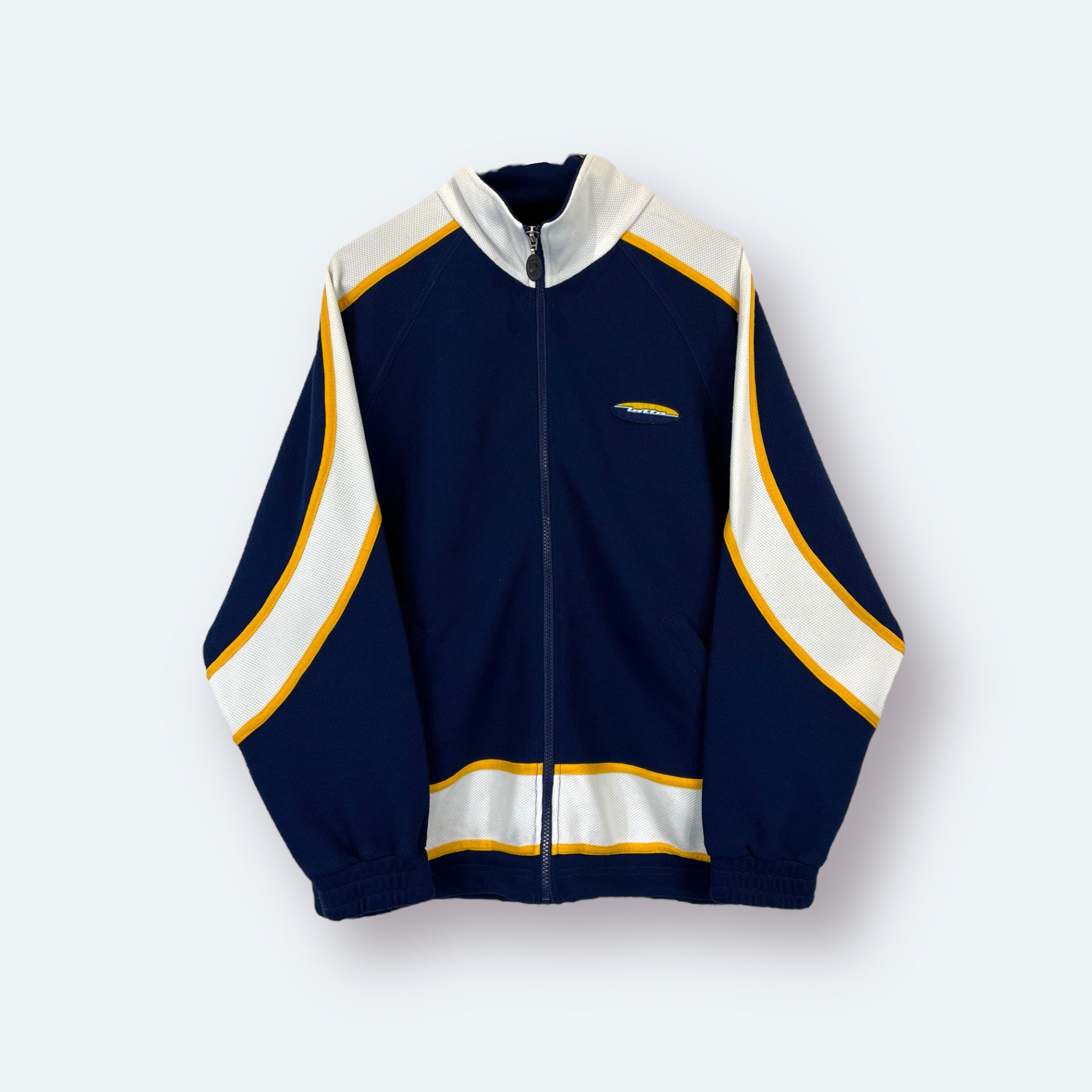 Lotto 90s Vintage Trainingsjacke Blau M - Vinverse