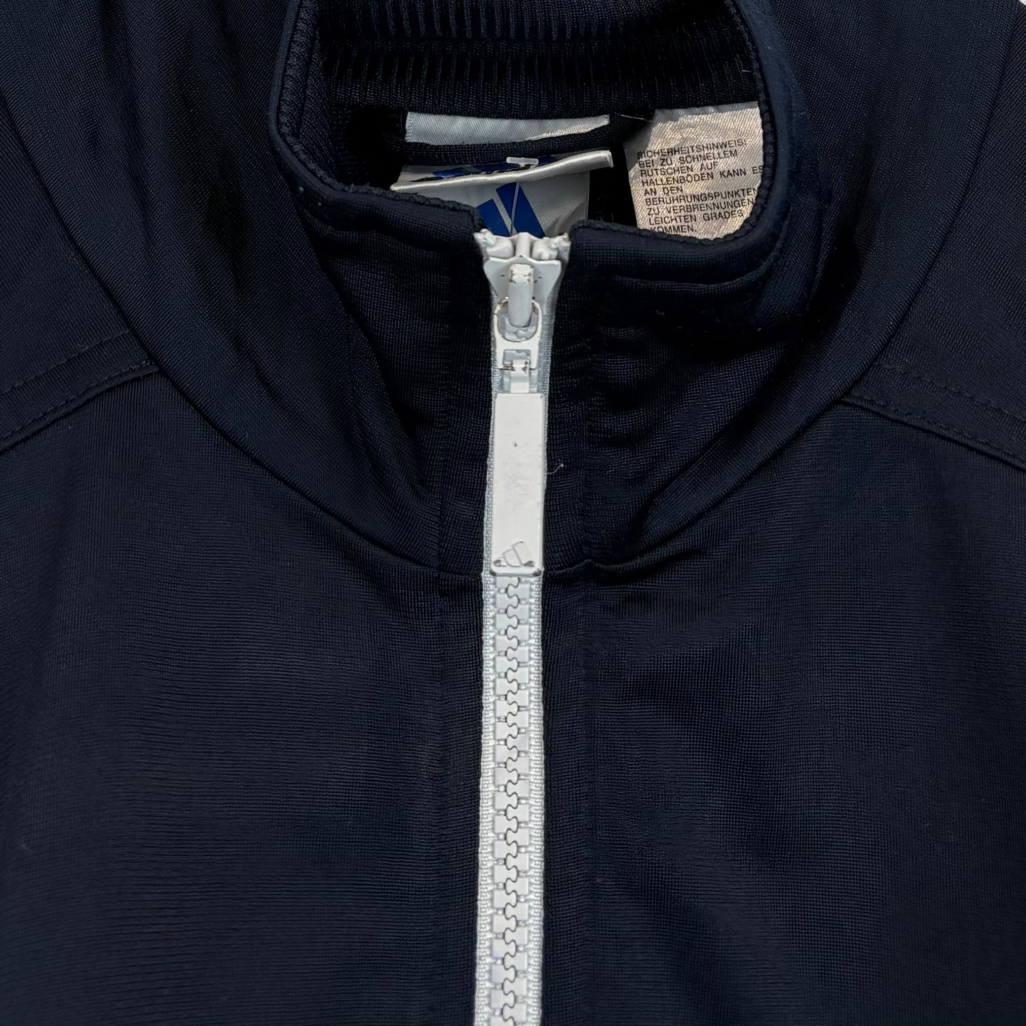 Adidas Vintage Trainingsjacke Grau Schwarz S - Vinverse