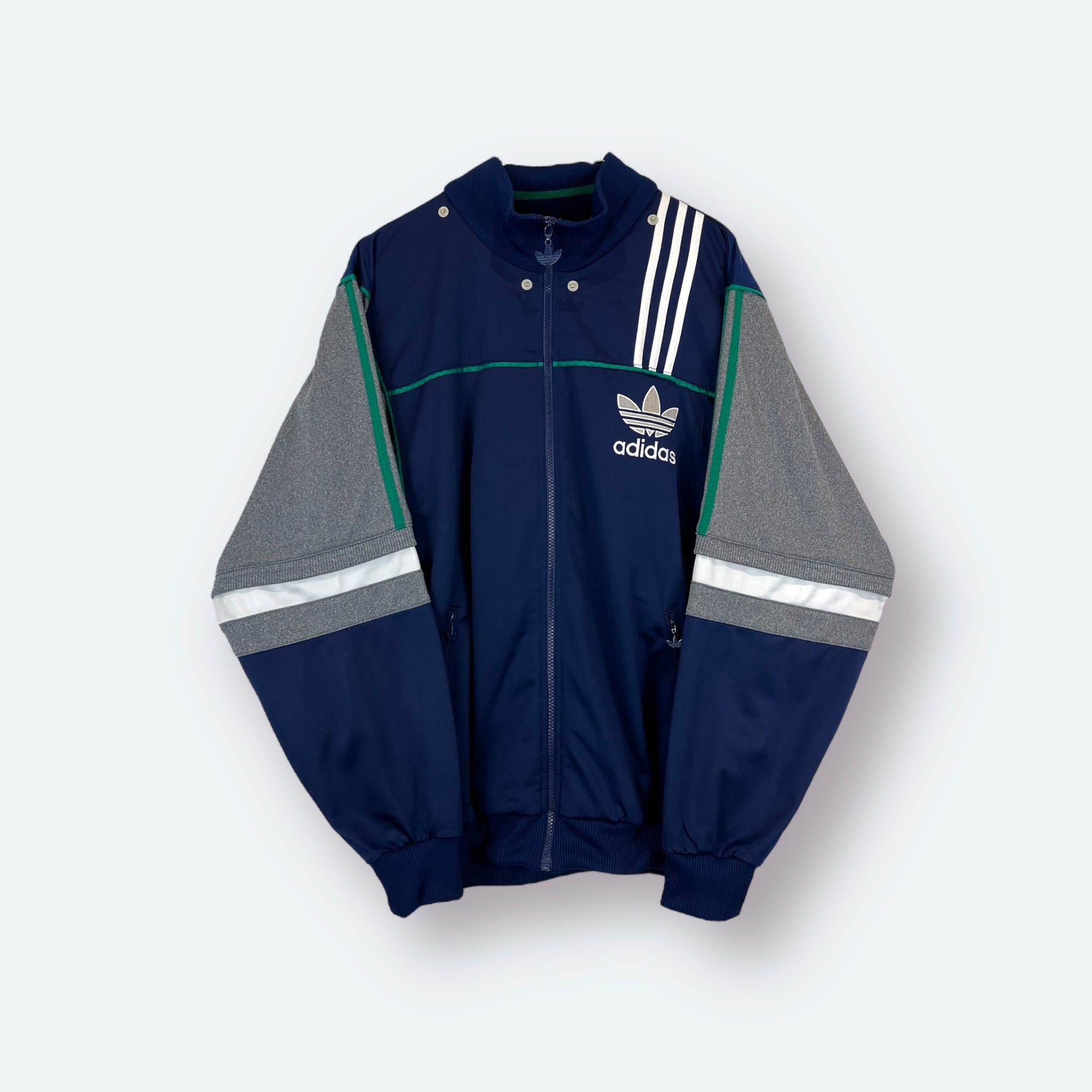 Adidas 80s Vintage Trainingsjacke Blau L - Vinverse