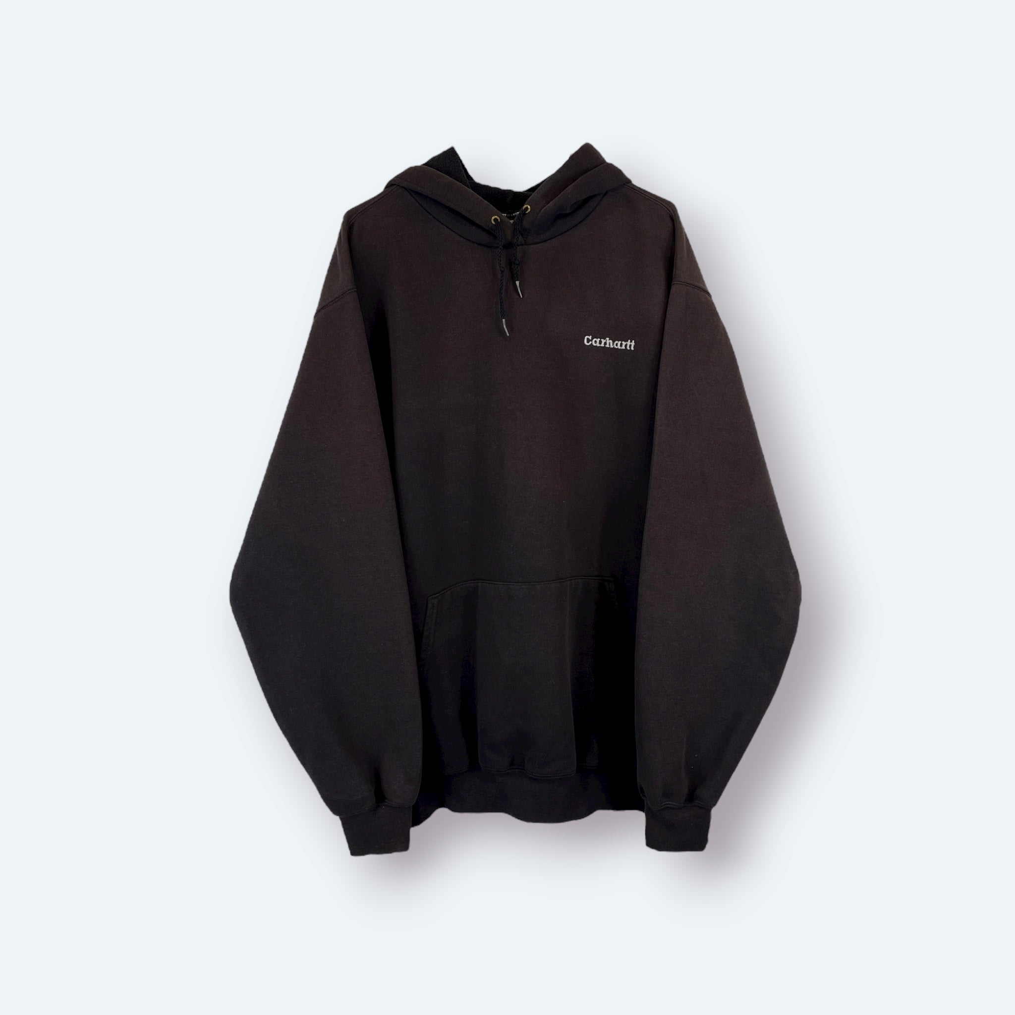 Carhartt Embroidered Small Logo Hoodie Braun L - Vinverse