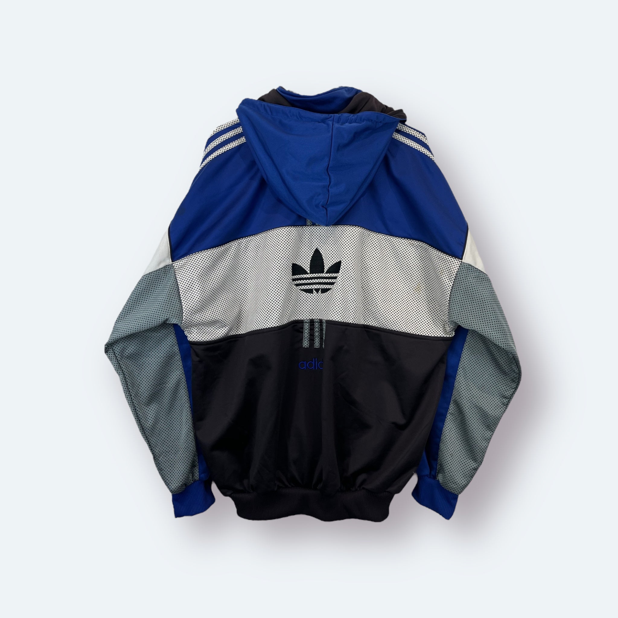 Adidas 80er Vintage Trainingsjacke Blau M - Vinverse