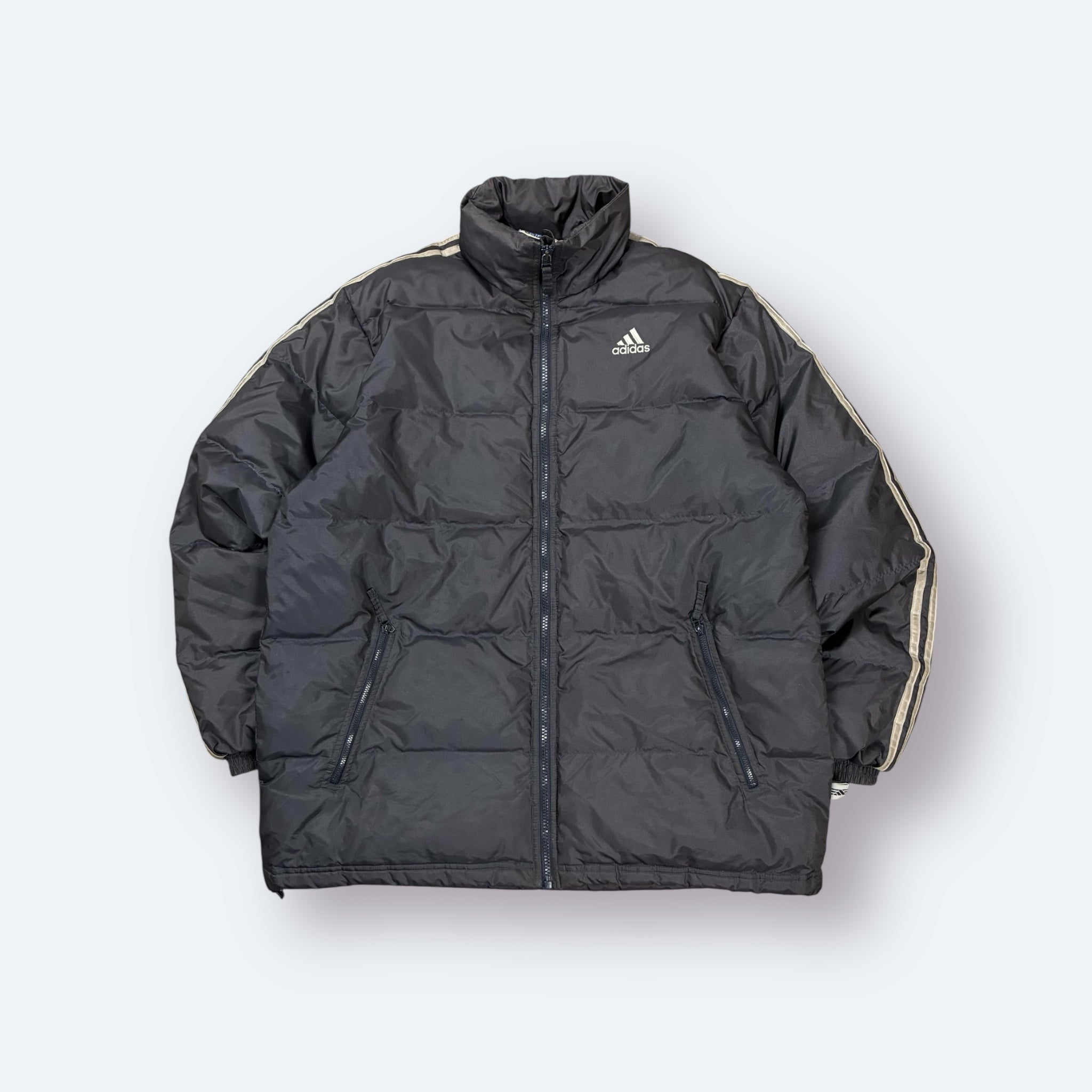 Adidas 2000 Vintage Daunenjacke Schwarz XL - Vinverse