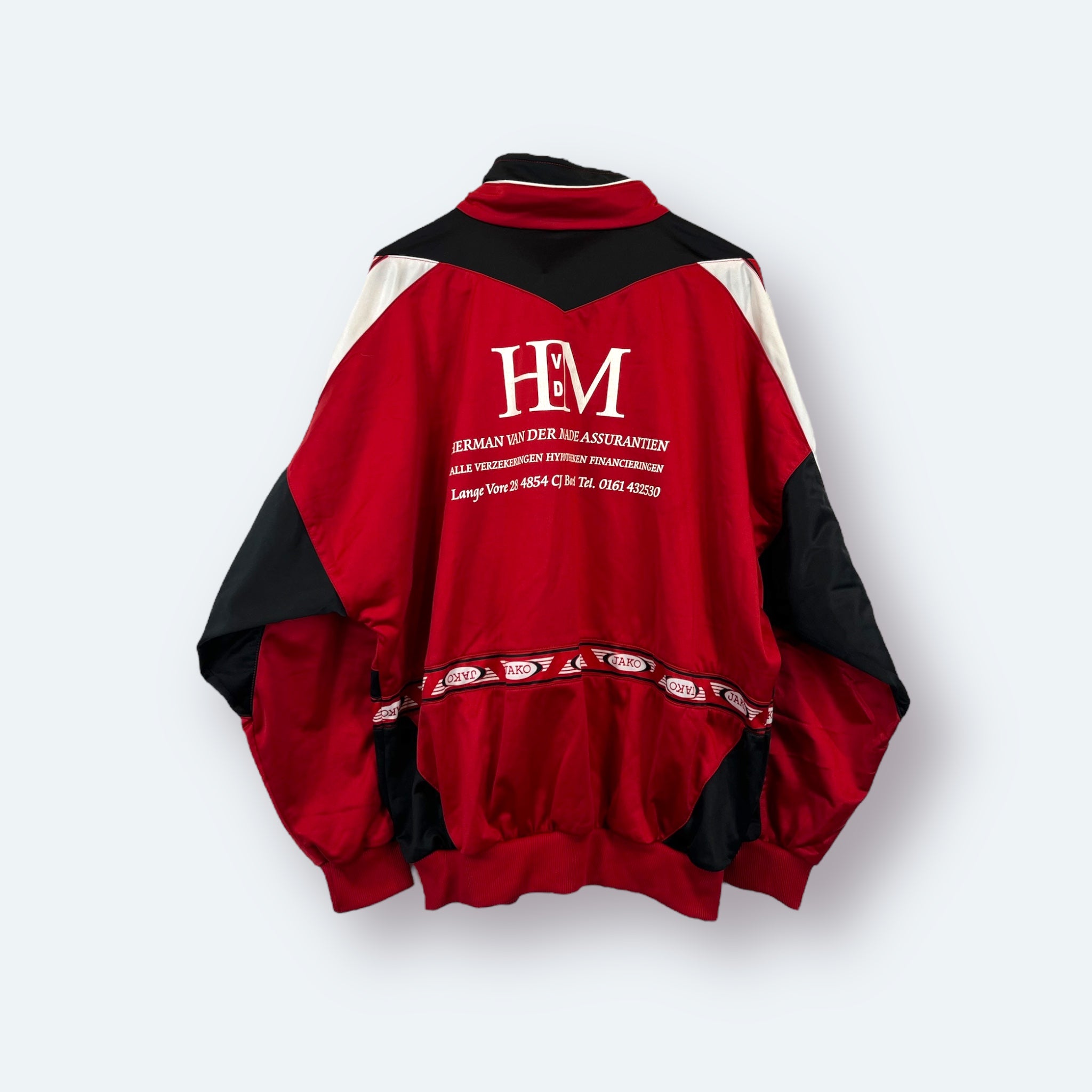 Jako 90er Vintage Trainingsjacke Rot L - Vinverse