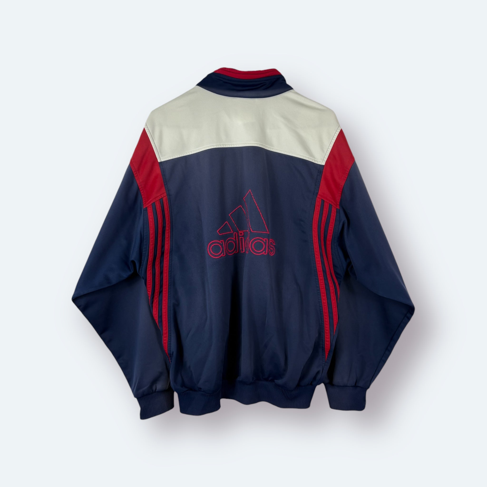 Adidas 90s Vintage Trainingsjacke Marineblau L - Vinverse