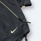 Nike 90s Vintage Windbreaker Innenfleece Schwarz XL - Vinverse