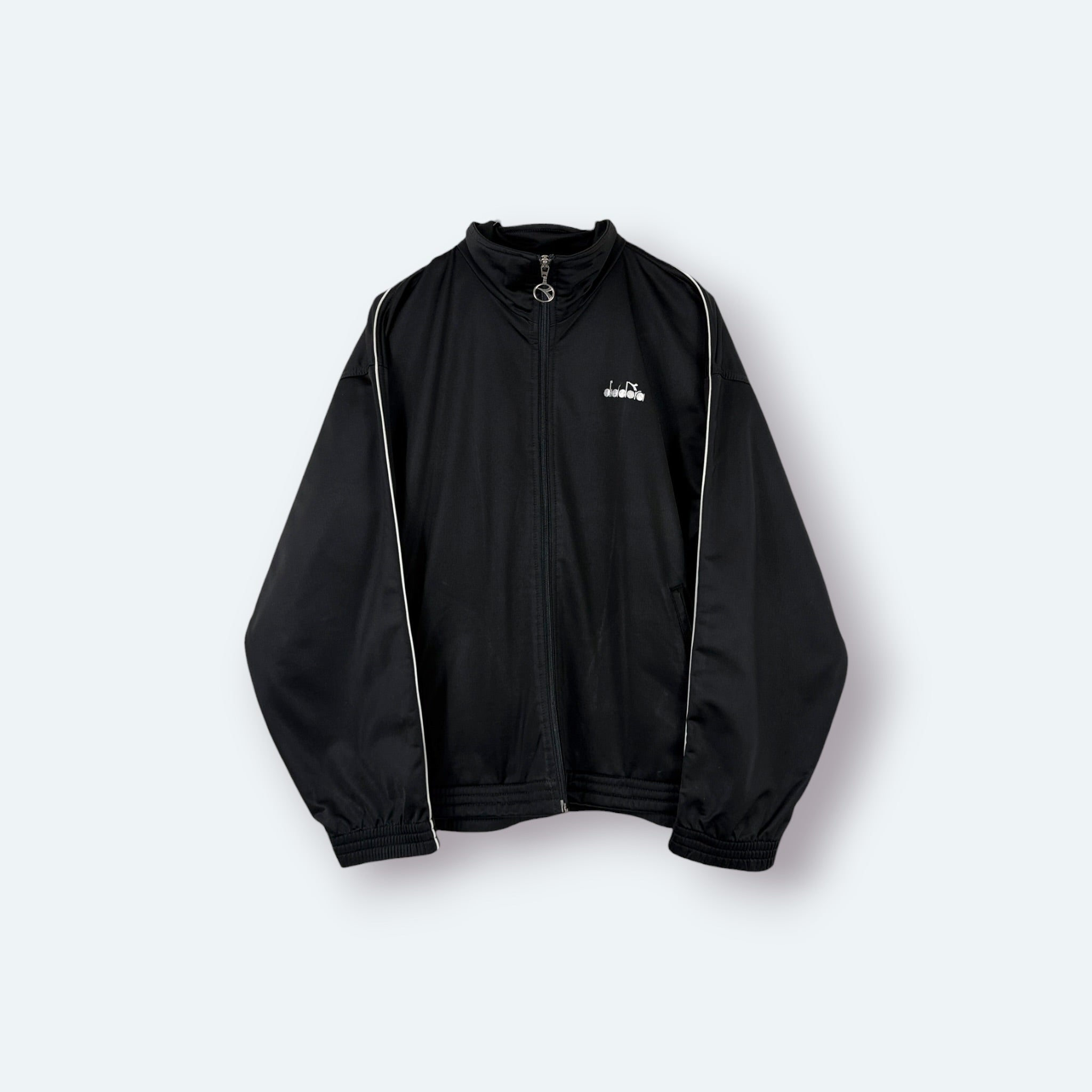 Diadora Vintage Trainingsjacke Schwarz M