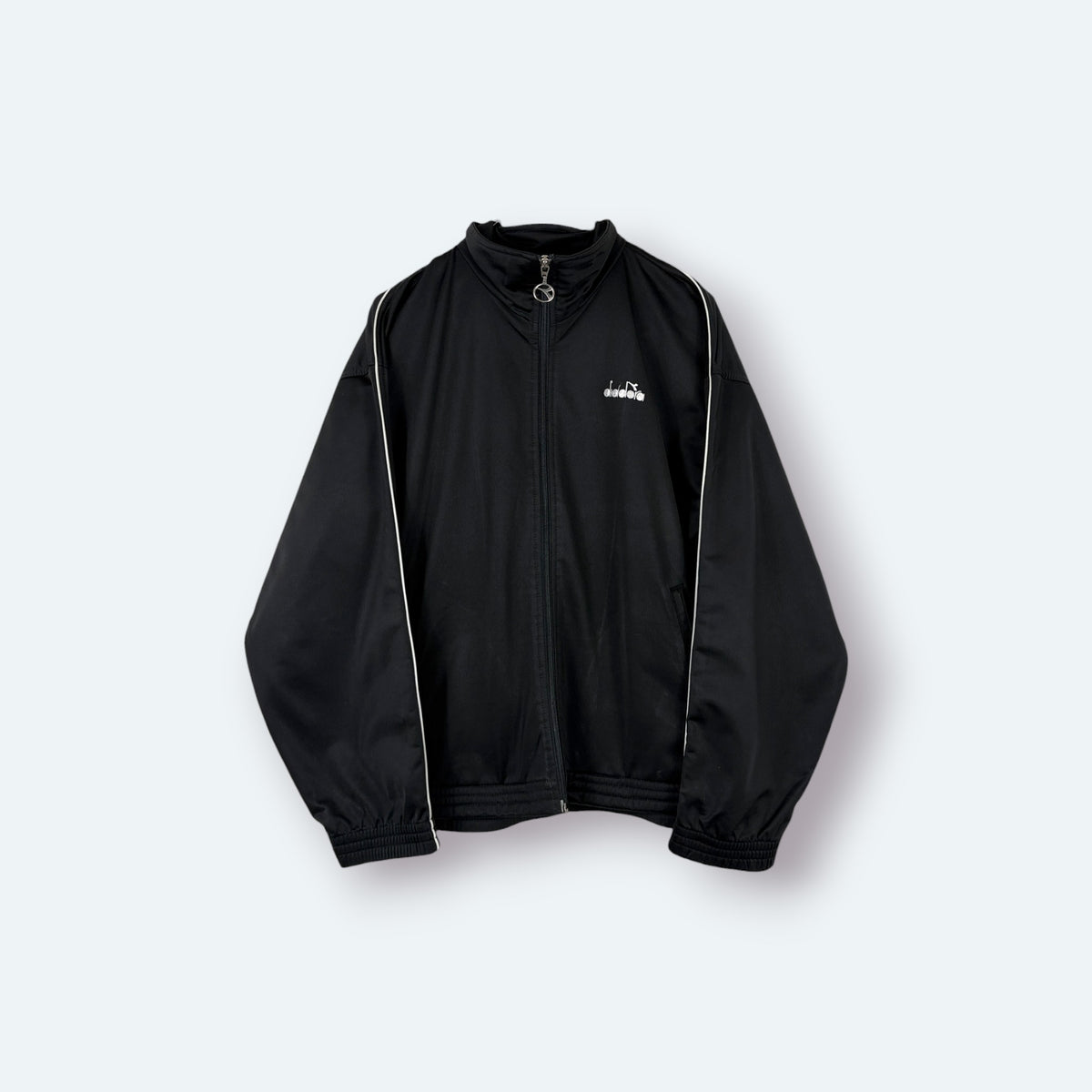 Diadora Vintage Trainingsjacke Schwarz M