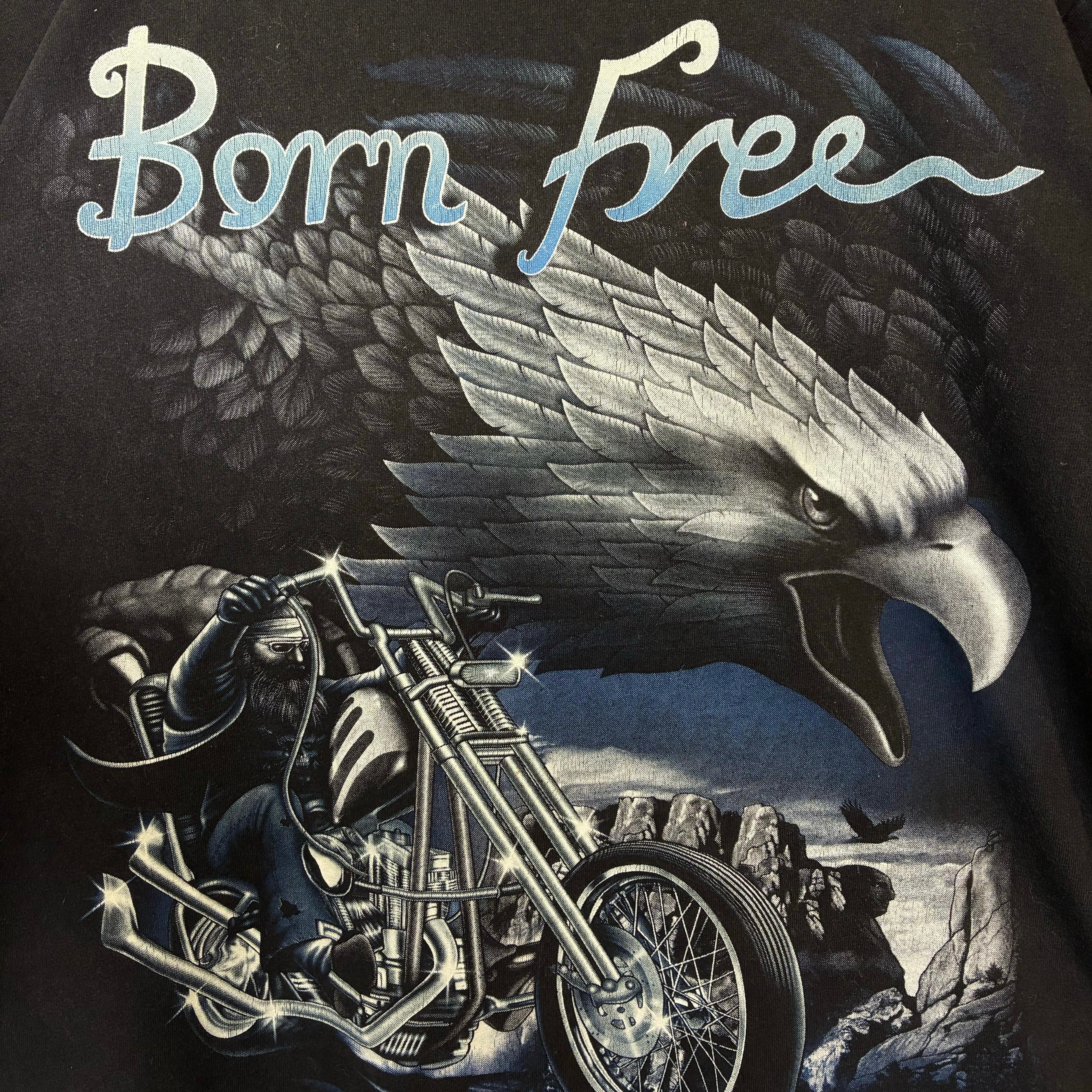 Printed Motorcycle Tee Born Free M - Vinverse