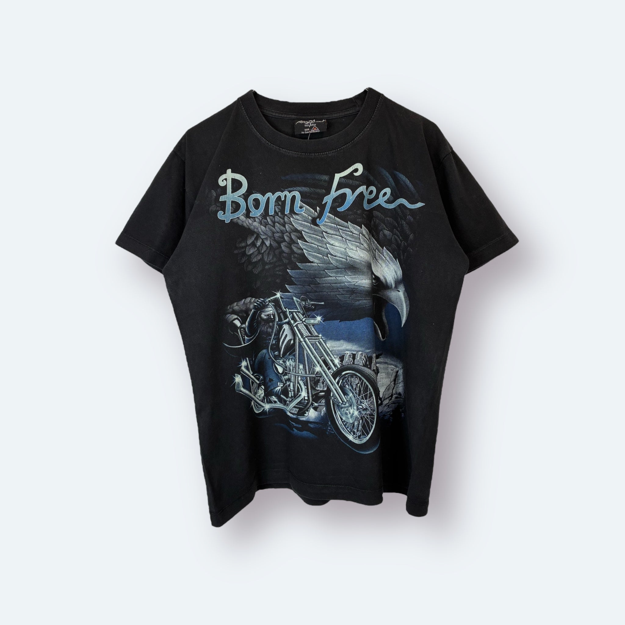 Printed Motorcycle Tee Born Free M - Vinverse