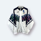 Diadora 1994 Vintage Italien World Cup Pre Match Trainingsjacke Weiß XL - Vinverse