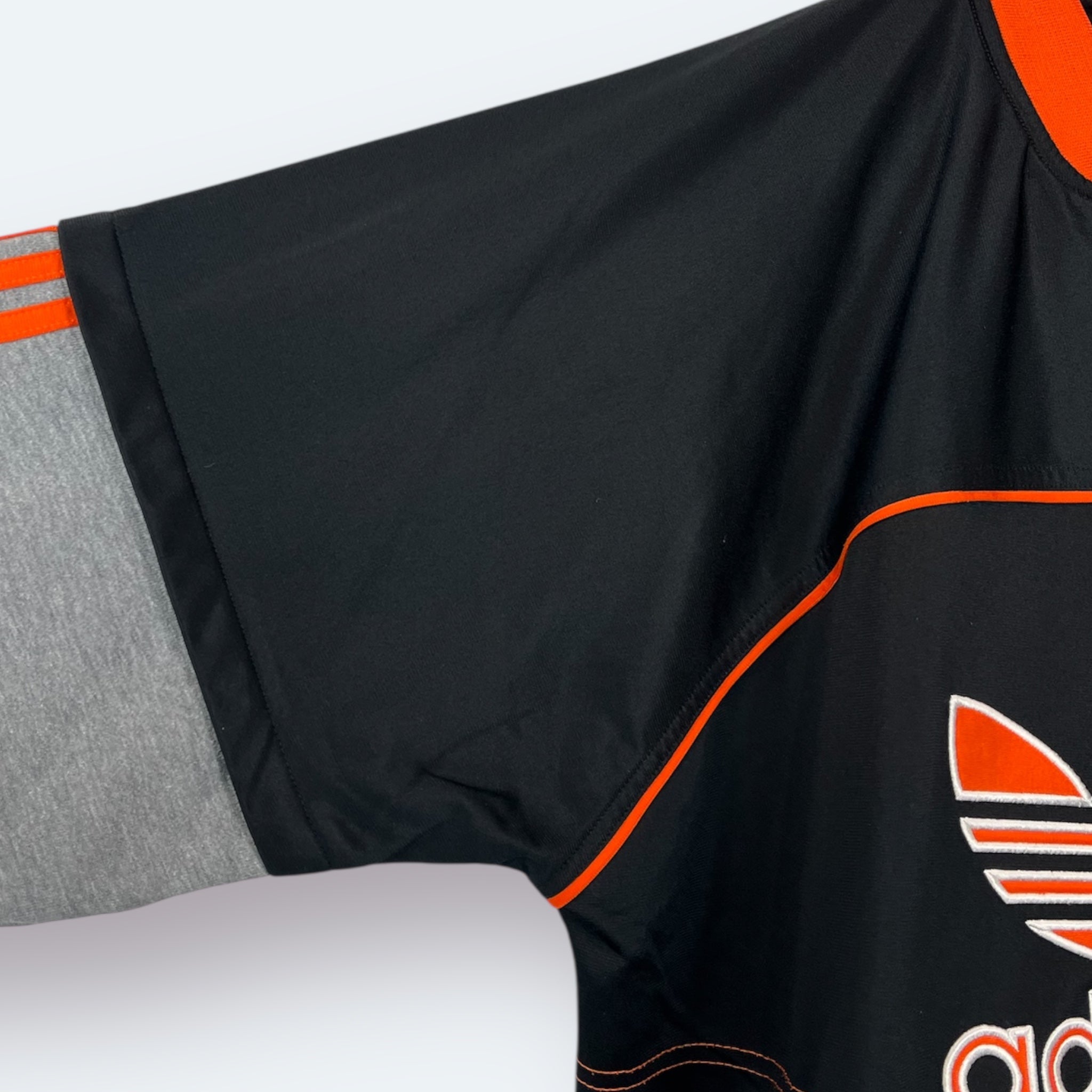 Adidas 80er Trainingsjacke Schwarz Big Logo M - Vinverse