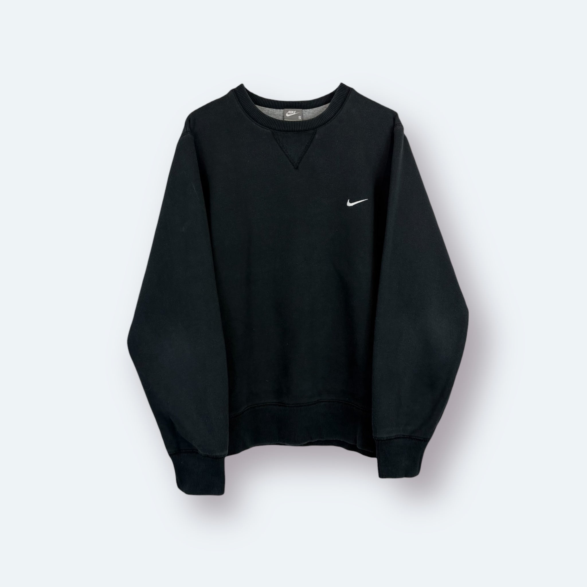 Nike Y2K 2000s Sweater Schwarz S - Vinverse