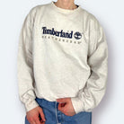 Timberland 90s Vintage Sweater Hellgrau M - Vinverse