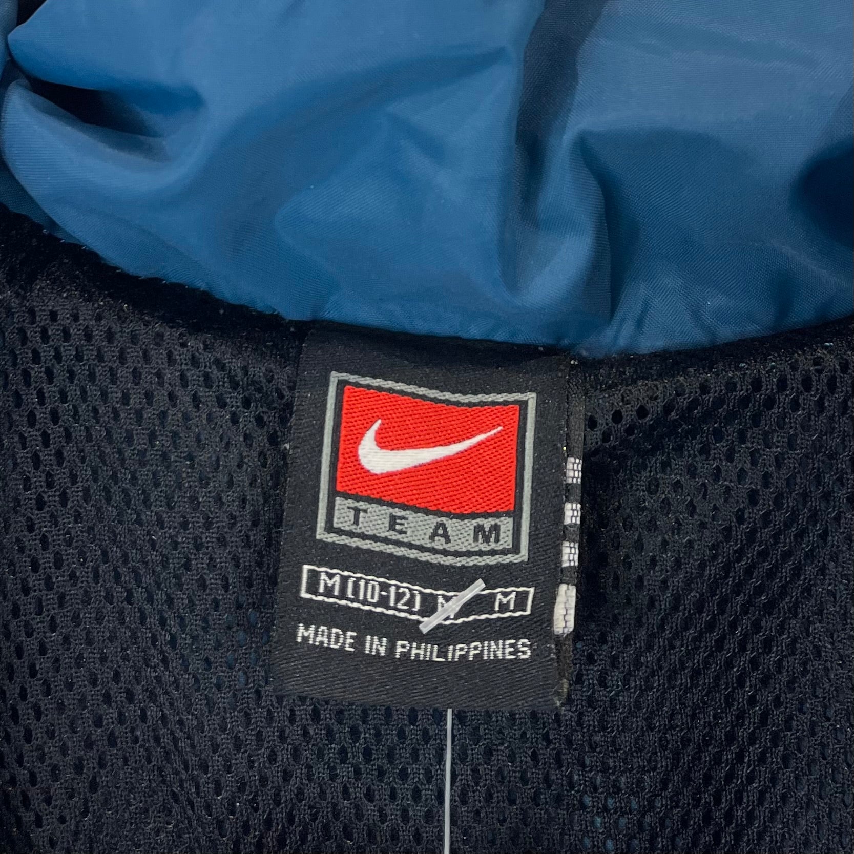 Nike Team 90s Vintage Windbreaker Blau M - Vinverse