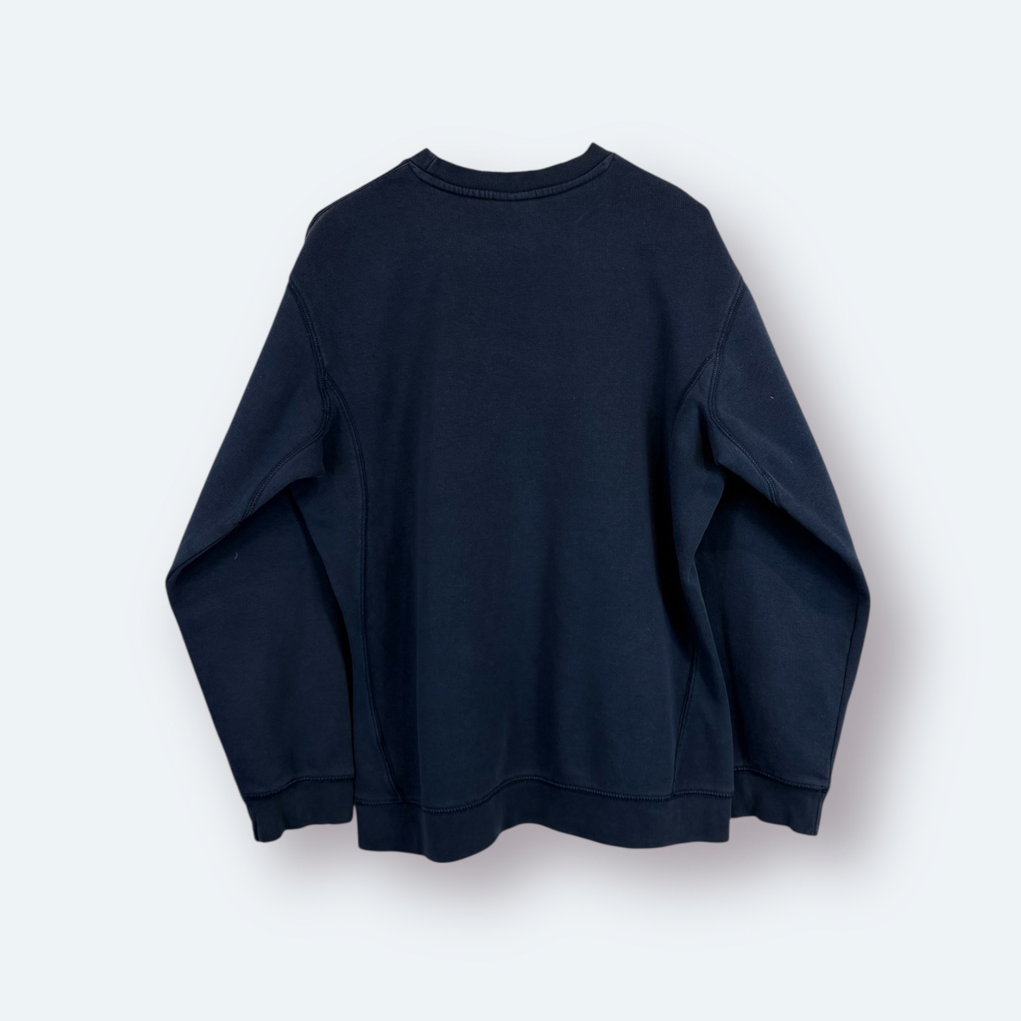 Nike 2000s Sweater Center Swoosh Marineblau M - Vinverse