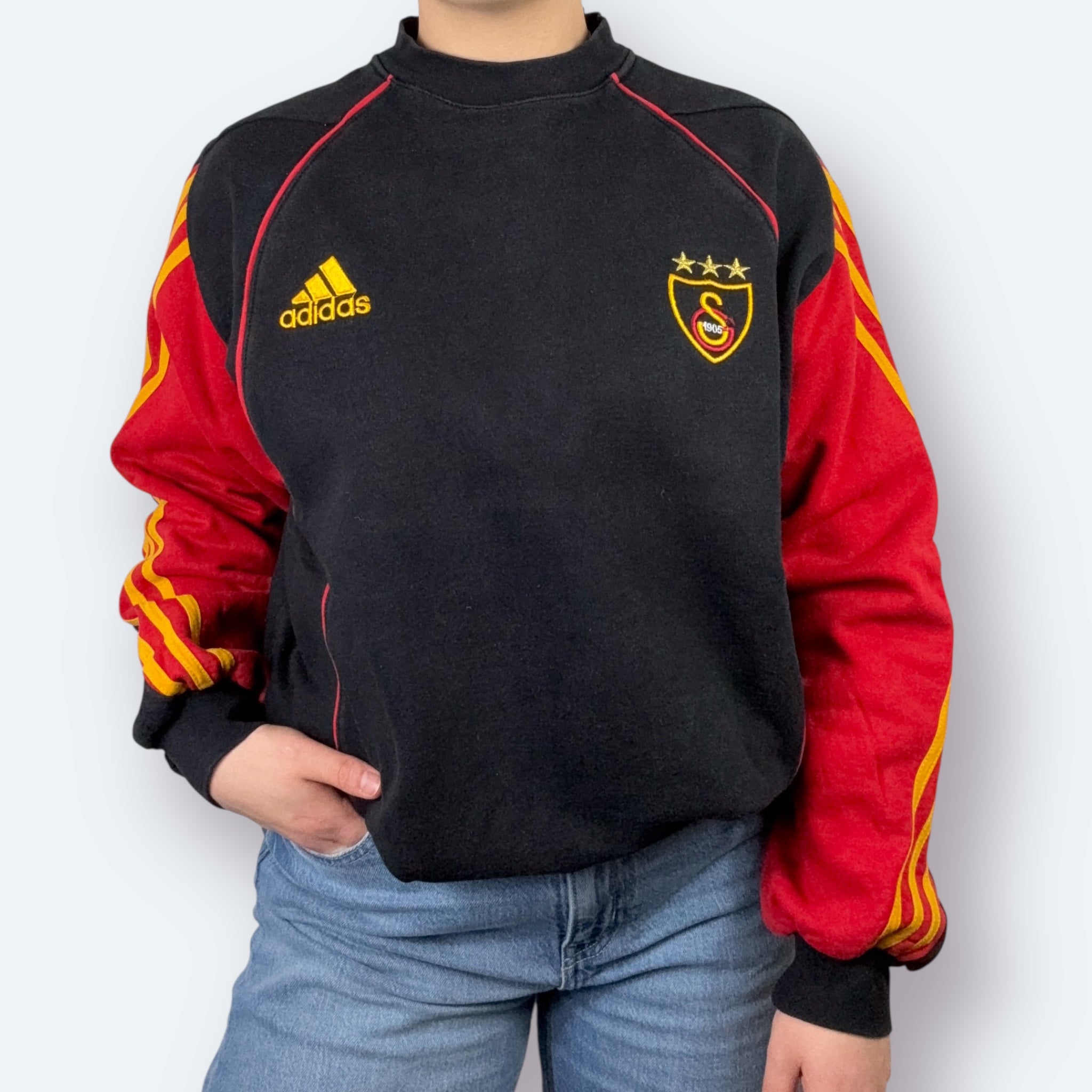 Adidas 90s Vintage Galatasaray Sweater Schwarz S - Vinverse