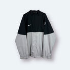 Nike 2000s Trainingsjacke Grau Schwarz XXL - Vinverse
