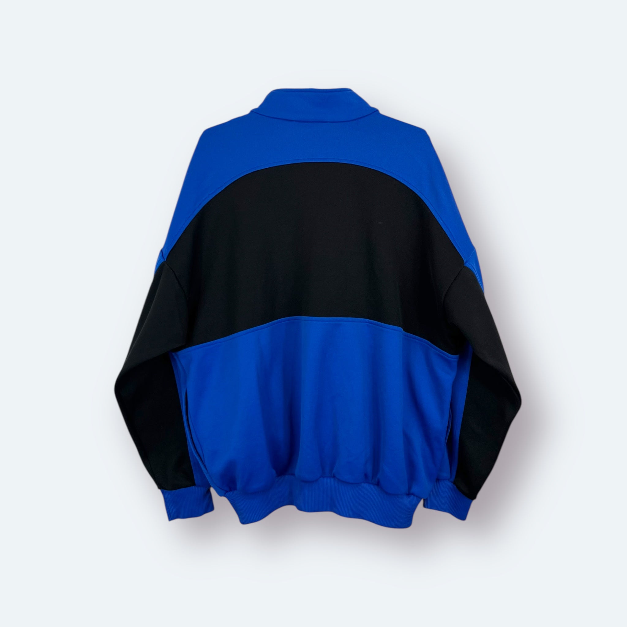 Adidas 80er 80s Vintage Trainingsjacke Blau Schwarz M - Vinverse