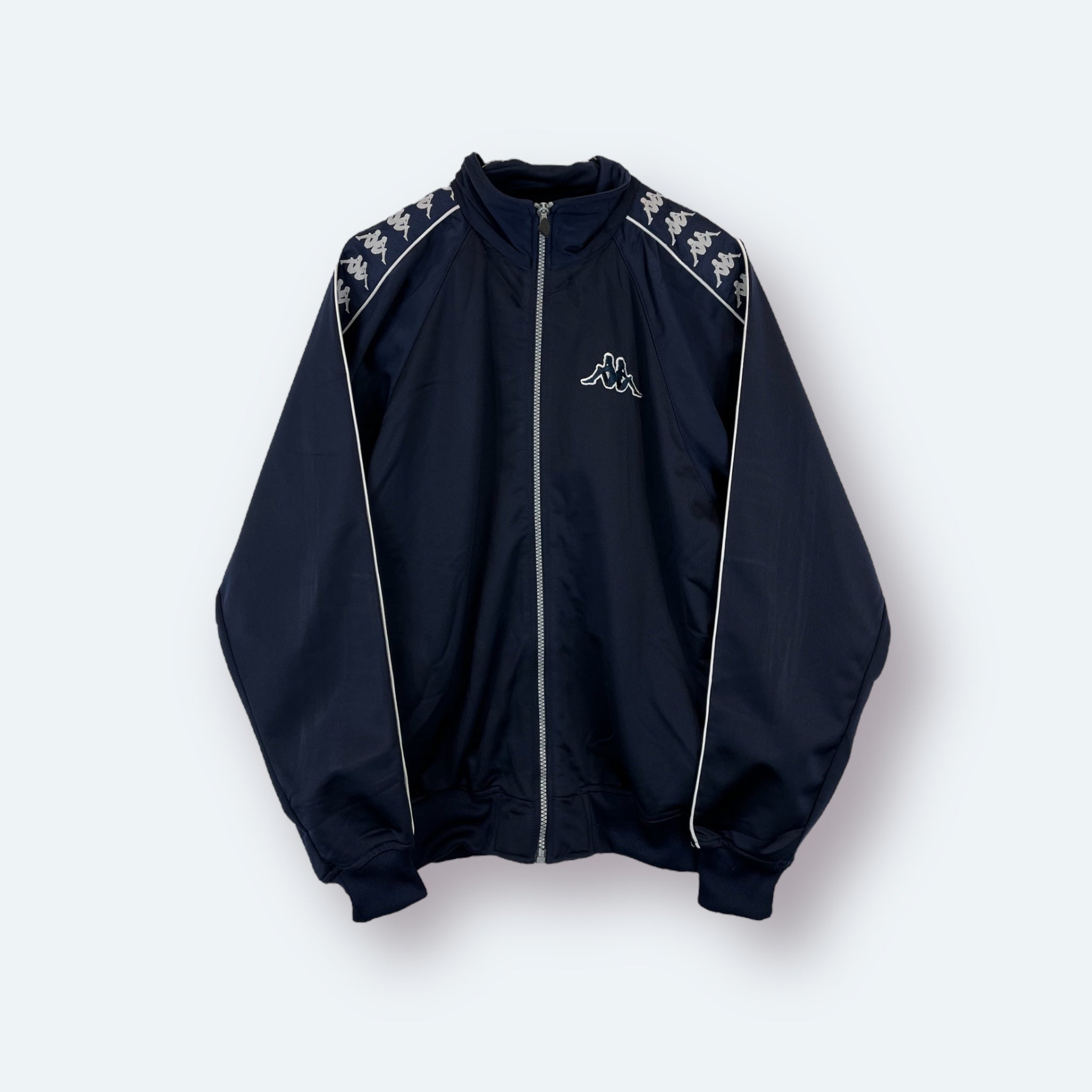 Kappa 90er Vintage Trainingsjacke Blau S - Vinverse