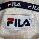 Fila 90s Vintage Sweater Big Logo Grau XL - Vinverse