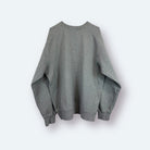 Nike 2000s Y2K Sweater Center Swoosh Grau XL - Vinverse