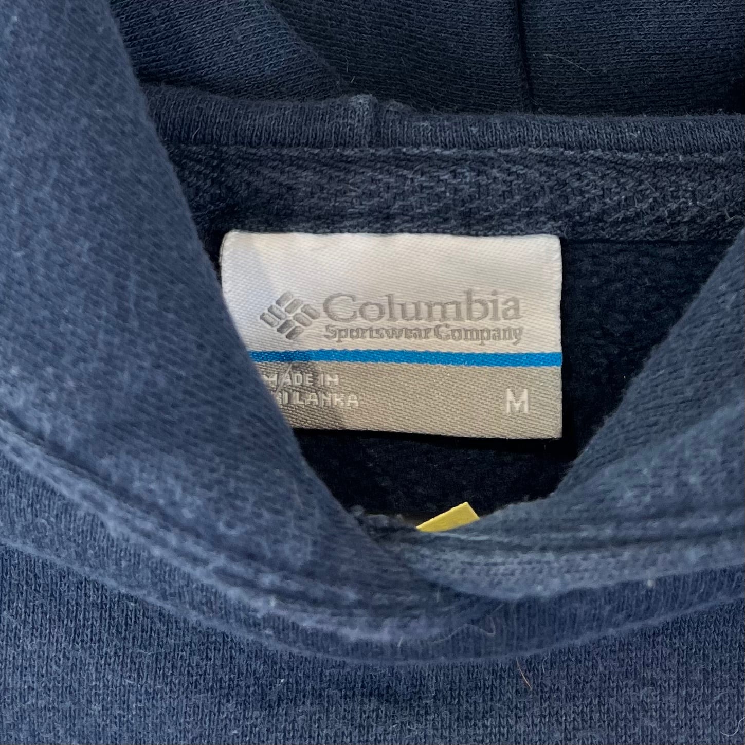 Columbia Hoodie Big Logo Print M - Vinverse