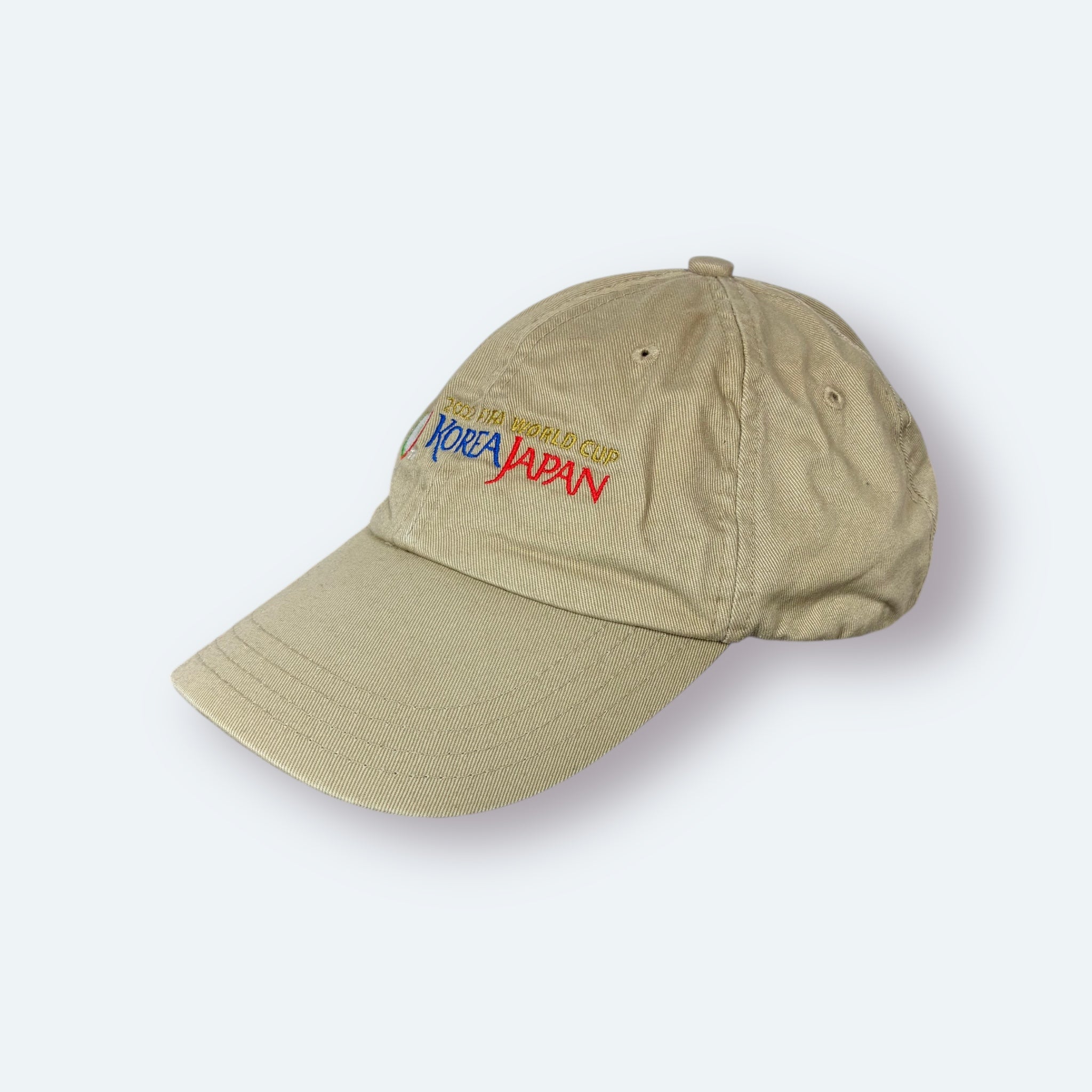 Vintage 2002 Fifa World Cup Korea Japan Cap Hellbraun - Vinverse