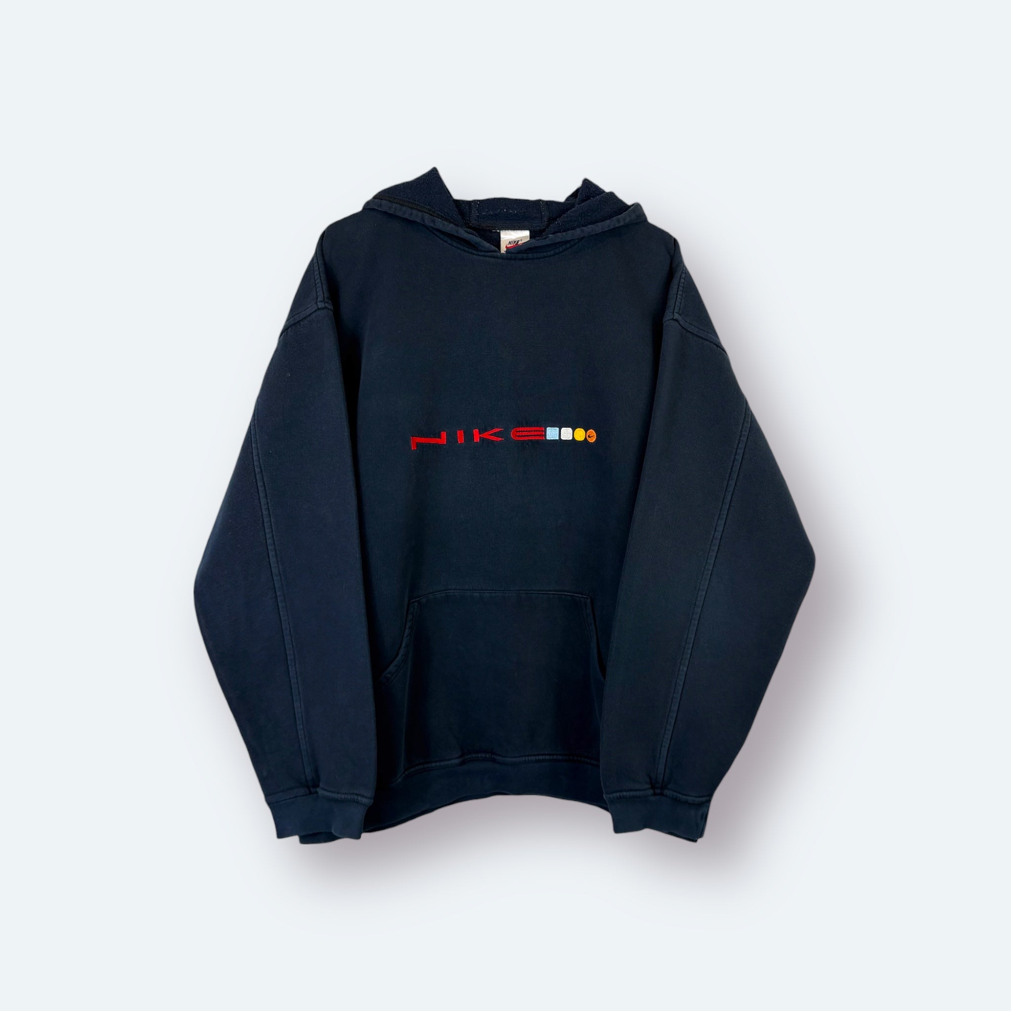 Nike 90s Vintage Hoodie Marineblau L - Vinverse