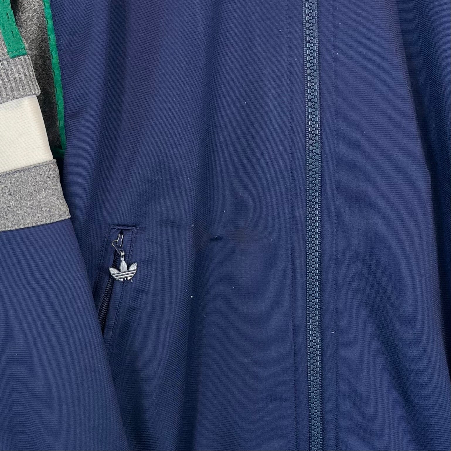 Adidas 90s Vintage Trainingsjacke Rückenstick Blau S - Vinverse