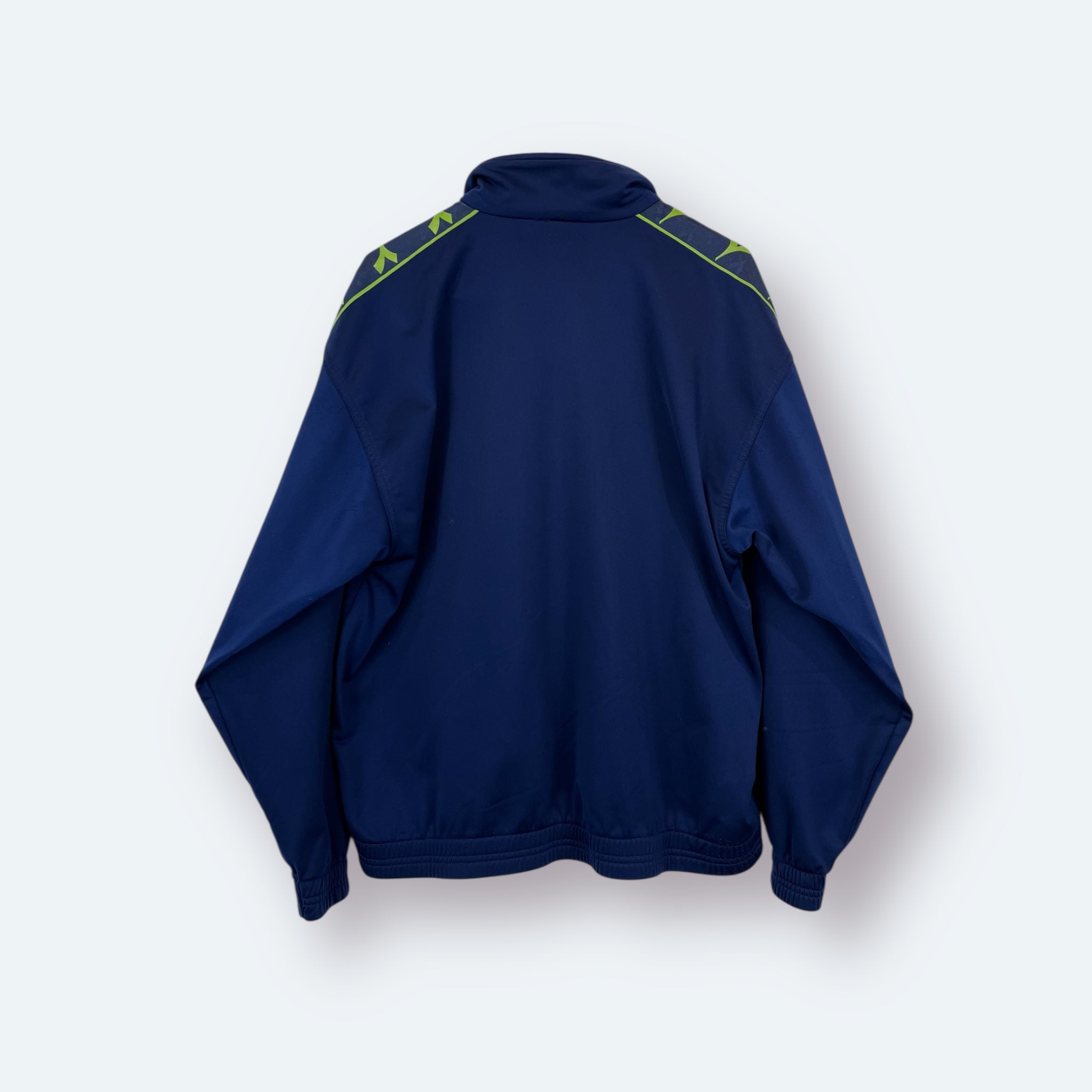 Diadora 90s Vintage Trainingsjacke Marineblau S - Vinverse