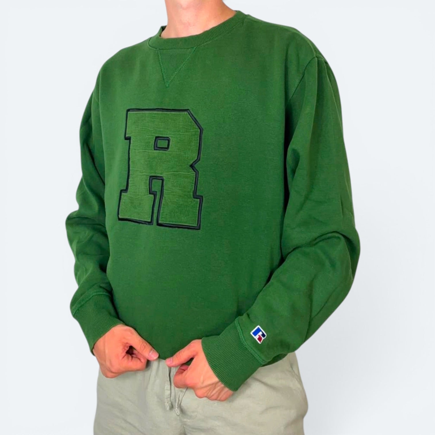 Russell Athletic Vintage Sweater Grün L - Vinverse